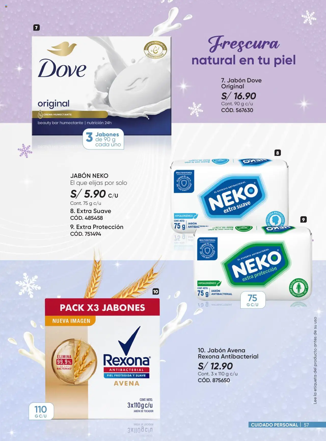 Catálogo Azzorti válido desde 15.10.2025 | Página: 57 | Productos: Jabón, Crema, Avena