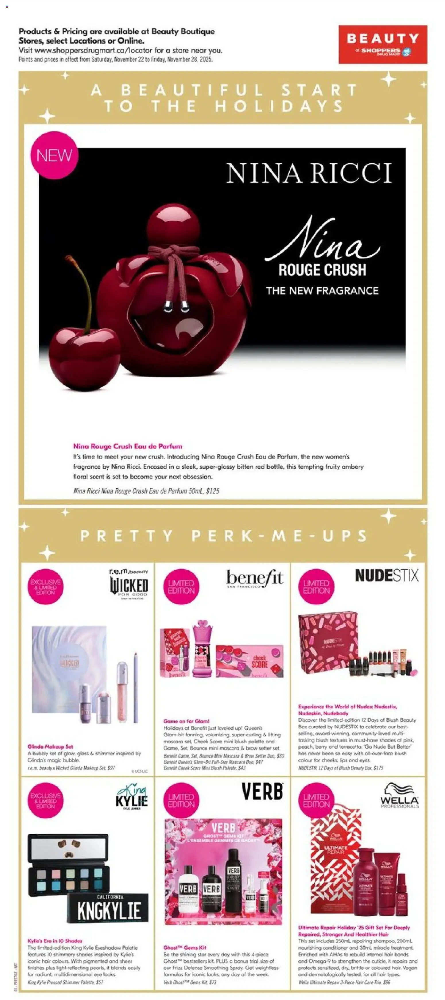 Shoppers flyer valid from 22.11.2025 | Page: 7 | Products: Game, Blush, Mascara, Box