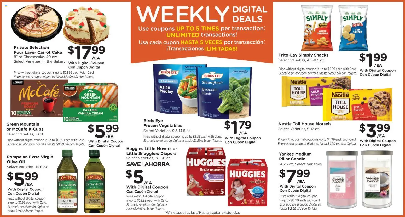 Smith's Weekly Ad - valid from 01.04.2026 | Page: 7 | Products: Bakery, Chocolate, Cream, Vegetables