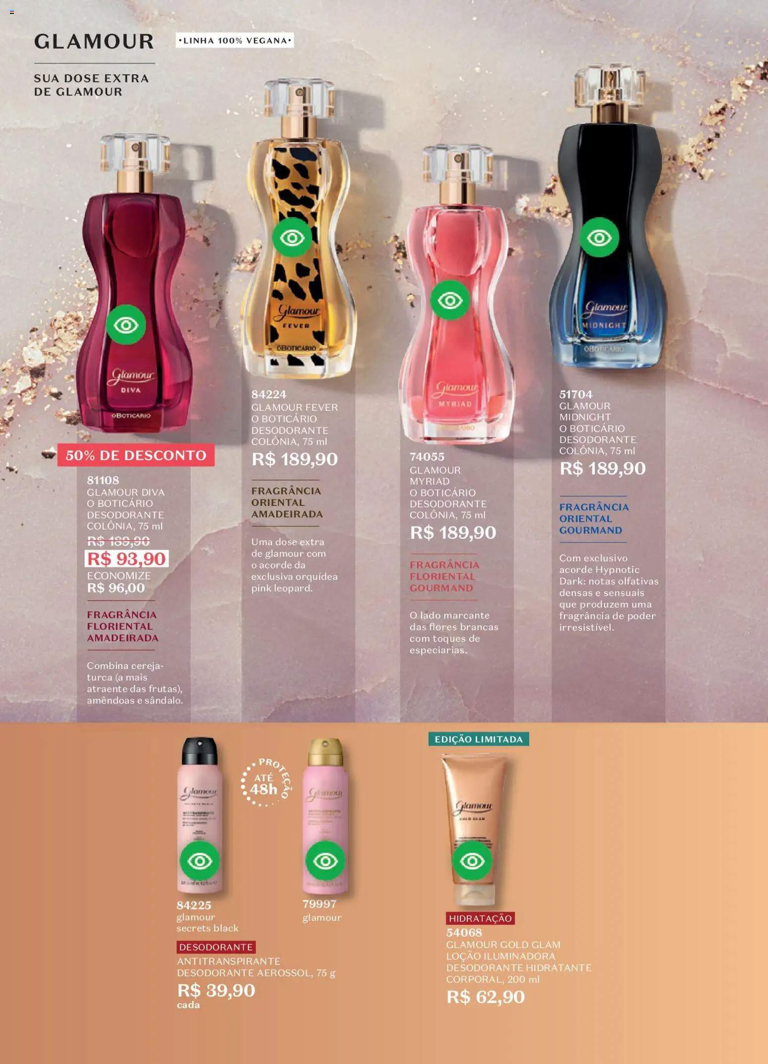 O Boticário Folheto - válido de 26.12.2025 | Página: 59 | Produtos: Cereja, Desodorante, Flores, Amêndoas