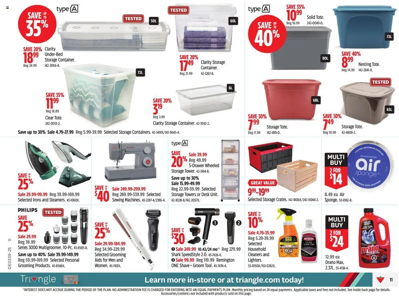Canadian Tire flyer valid from 18.09.2025 | Page: 13 | Products: Sponge