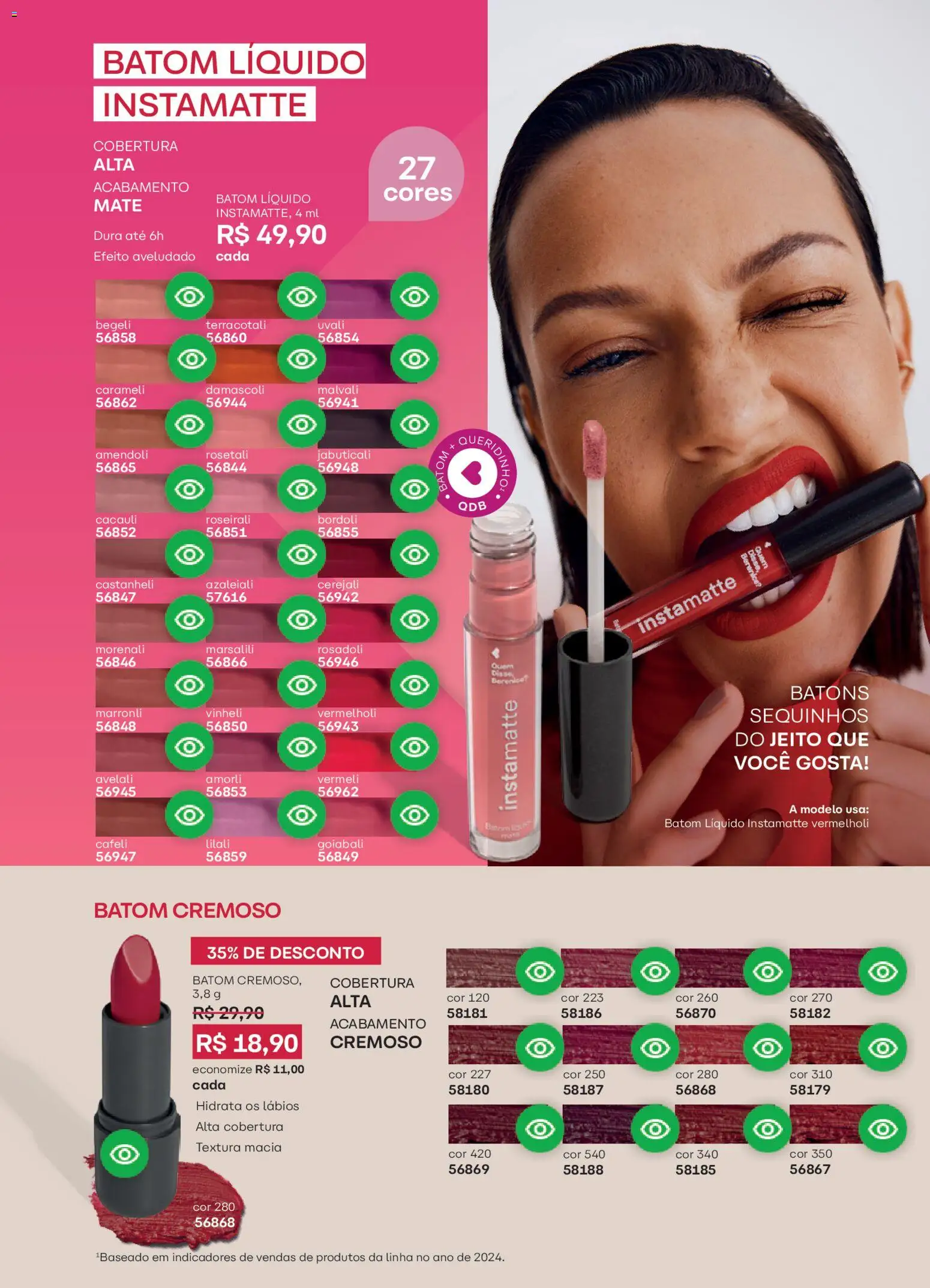 O Boticário Folheto - válido de 26.12.2025 | Página: 139 | Produtos: Batom