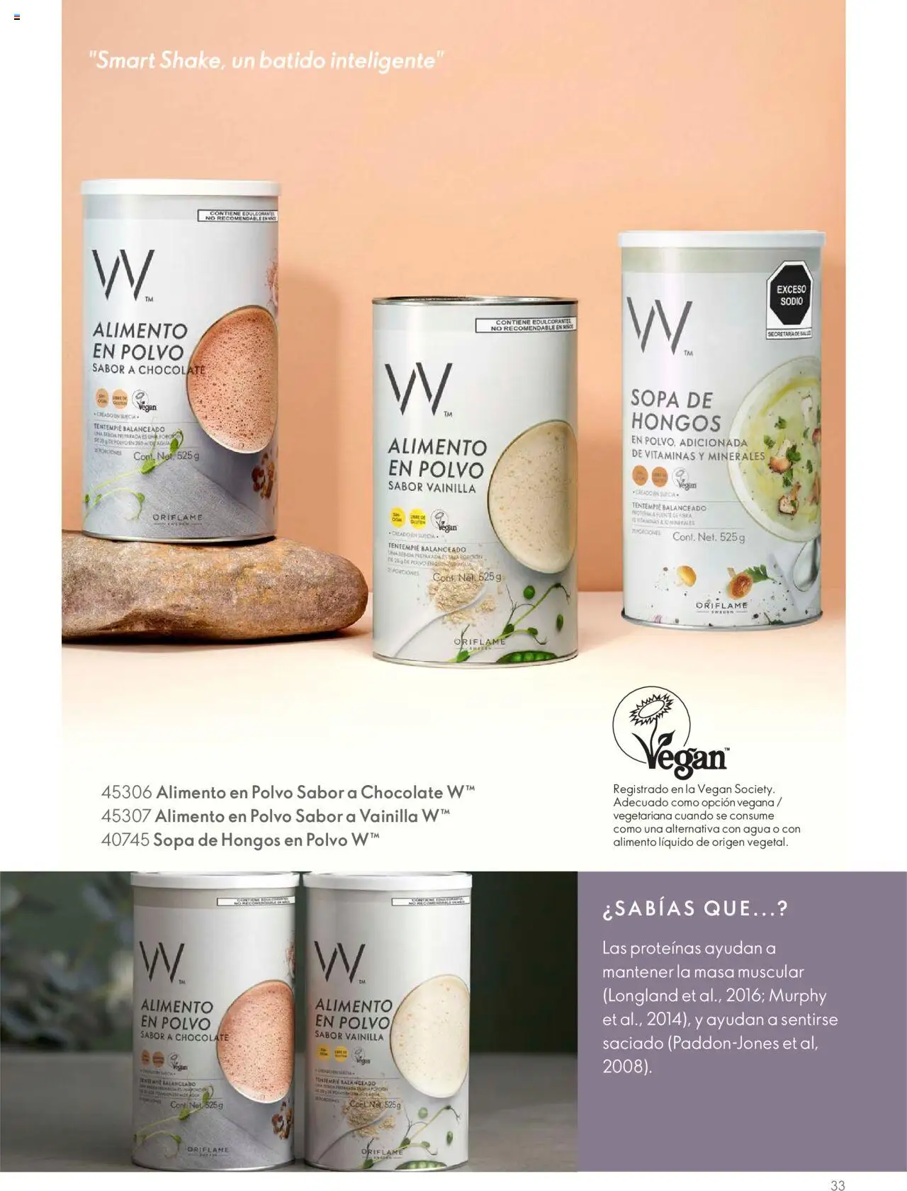 Nuevas ofertas de Oriflame válidas en toda la República Mexicana desde el 10.02.2024. ¡Encuentra las mejores ofertas en Oriflame guía de Producto Wellosophy 2024! | Página: 31 | Productos: Sopa, Chocolate, Hongos, Polvo