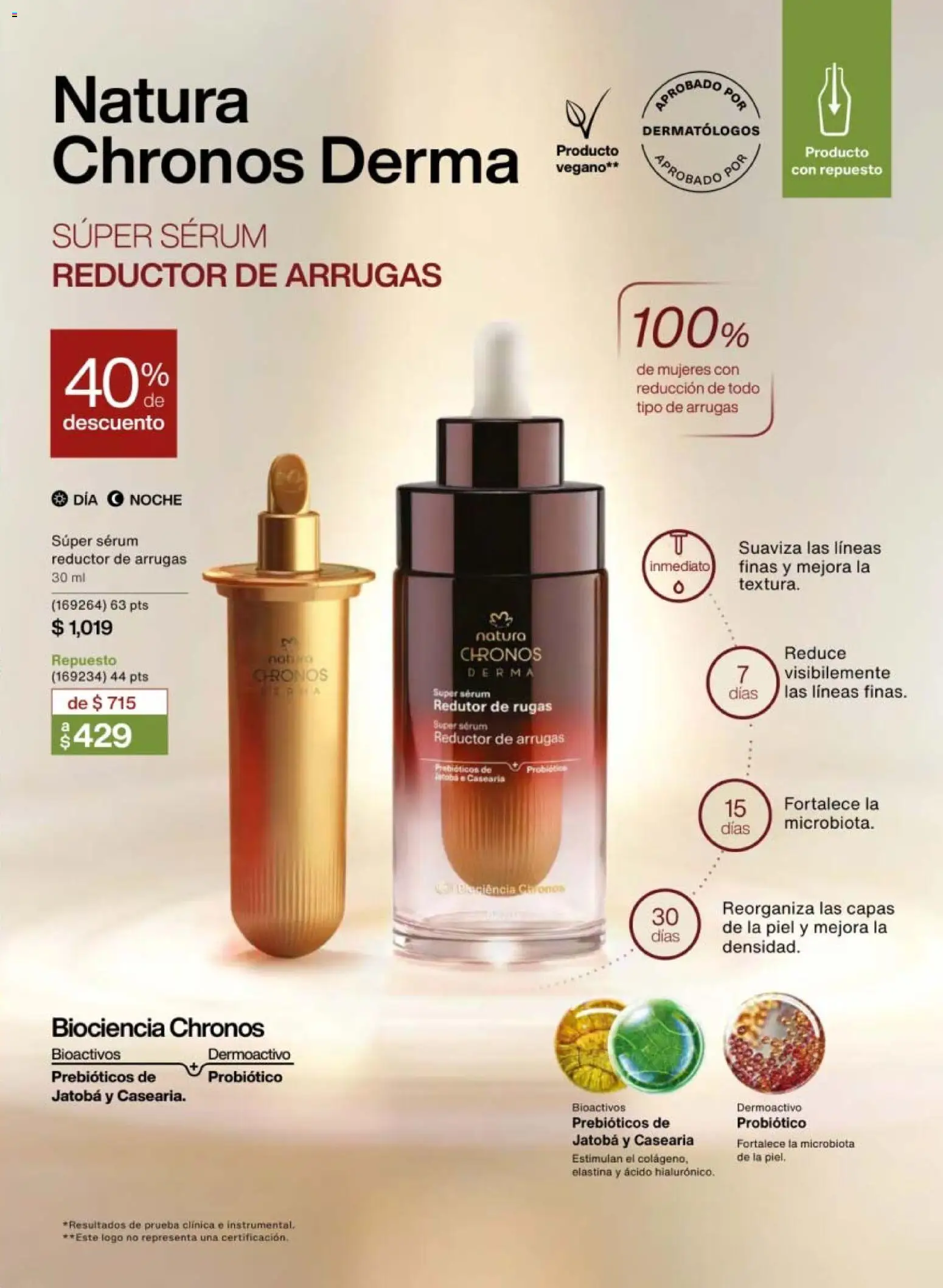 Nuevas ofertas de Natura válidas en toda la República Mexicana desde el 30.01.2026. ¡Encuentra las mejores ofertas en Natura campaña 3 2026! | Página: 53 | Productos: Serum