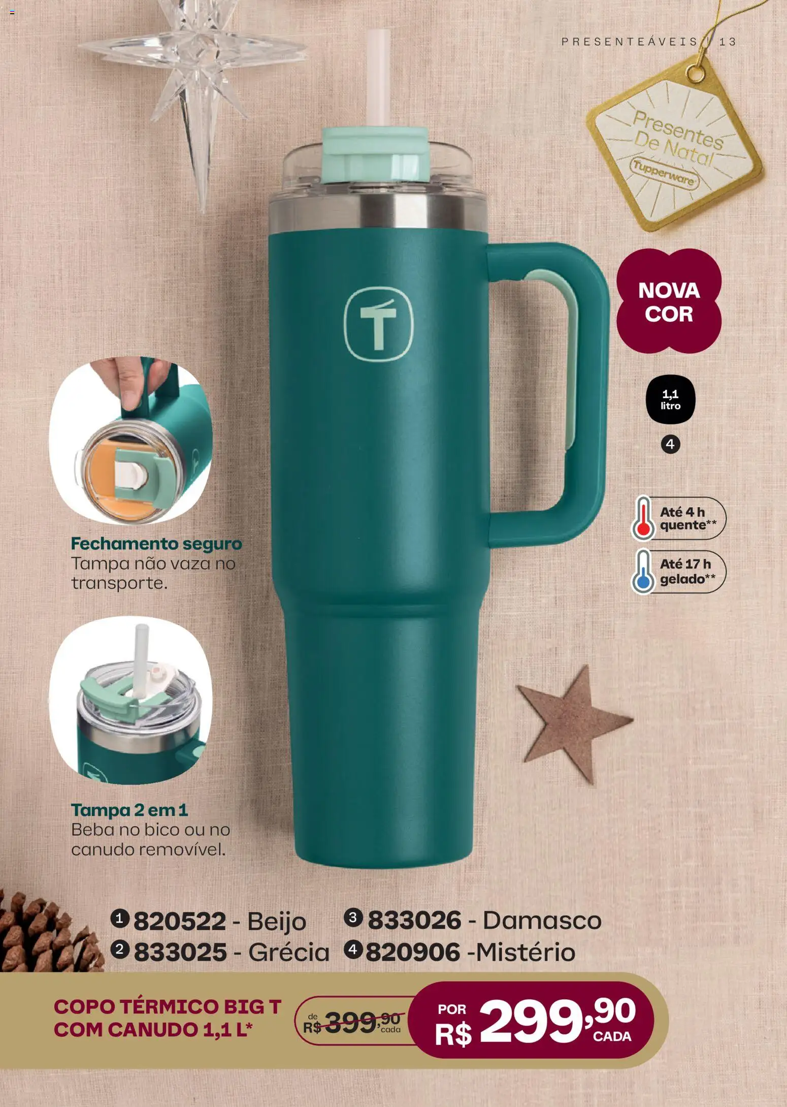 Tupperware Folheto - válido de 01.12.2025 | Página: 13 | Produtos: Damasco, Bico