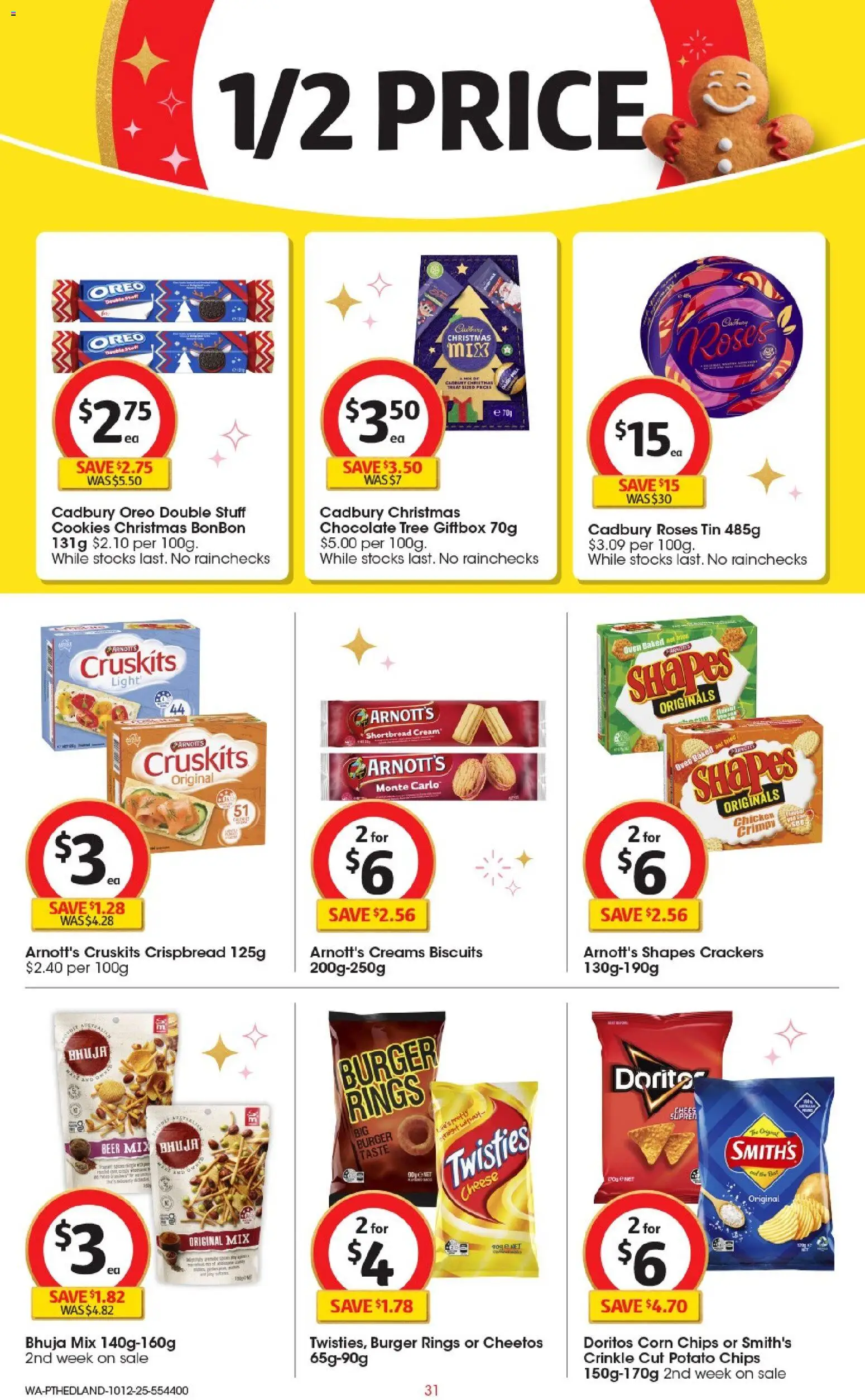 Coles catalogue - valid from 10.12.2025 | Page: 32 | Products: Cheese, Beer, Chicken, Biscuits