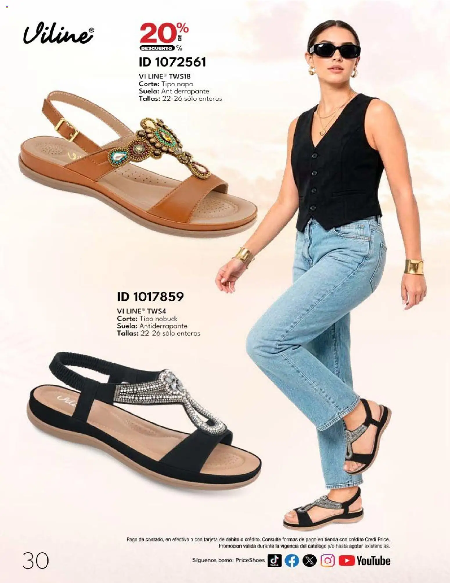 Nuevas ofertas de Price Shoes válidas en toda la República Mexicana desde el 20.03.2026. ¡Encuentra las mejores ofertas en Price Shoes catálogo 10 Pagos Sin Intereses! | Página: 30