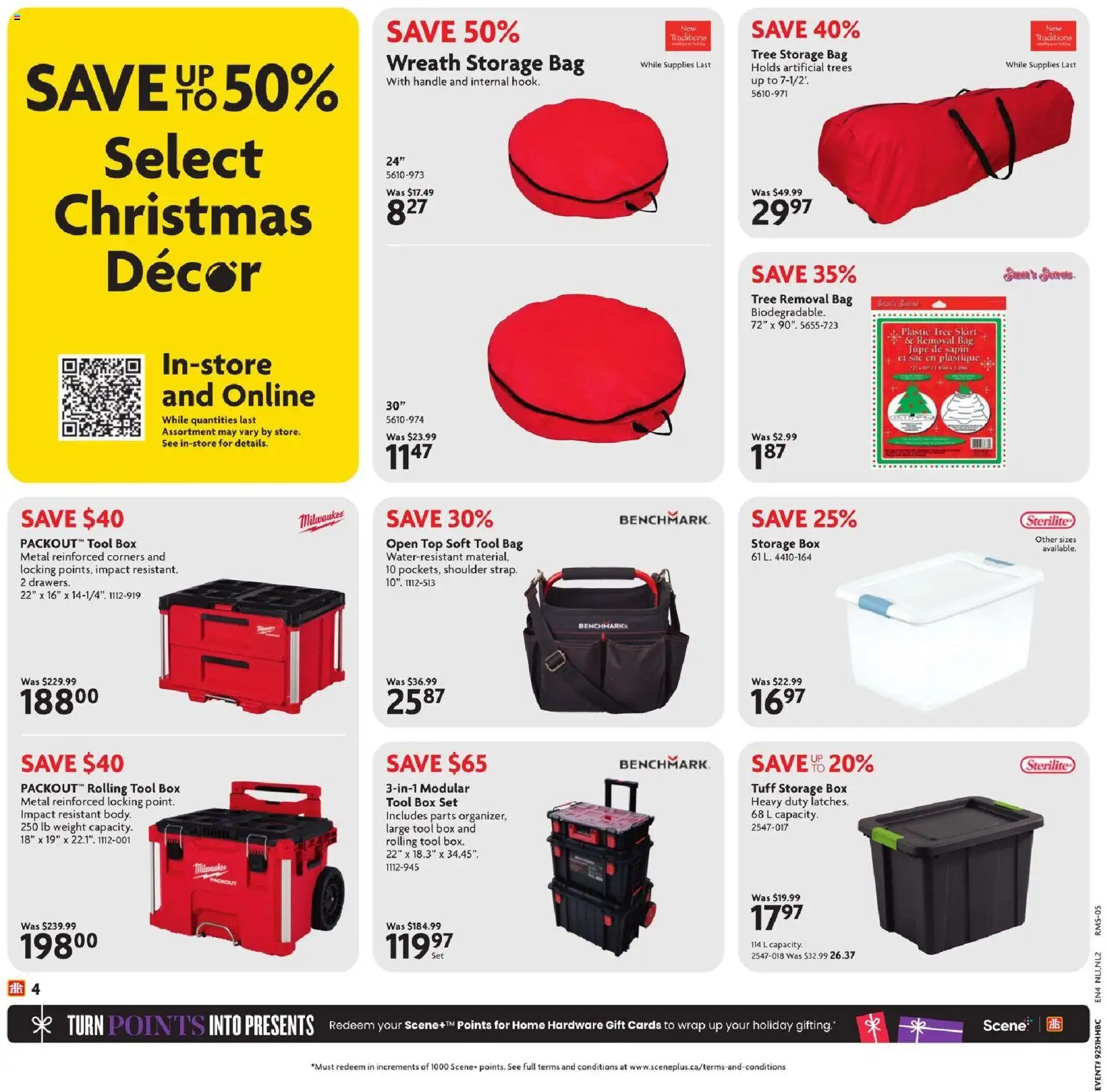 Home Hardware flyer valid from 18.12.2025 | Page: 6 | Products: Bag, Box, Skirt