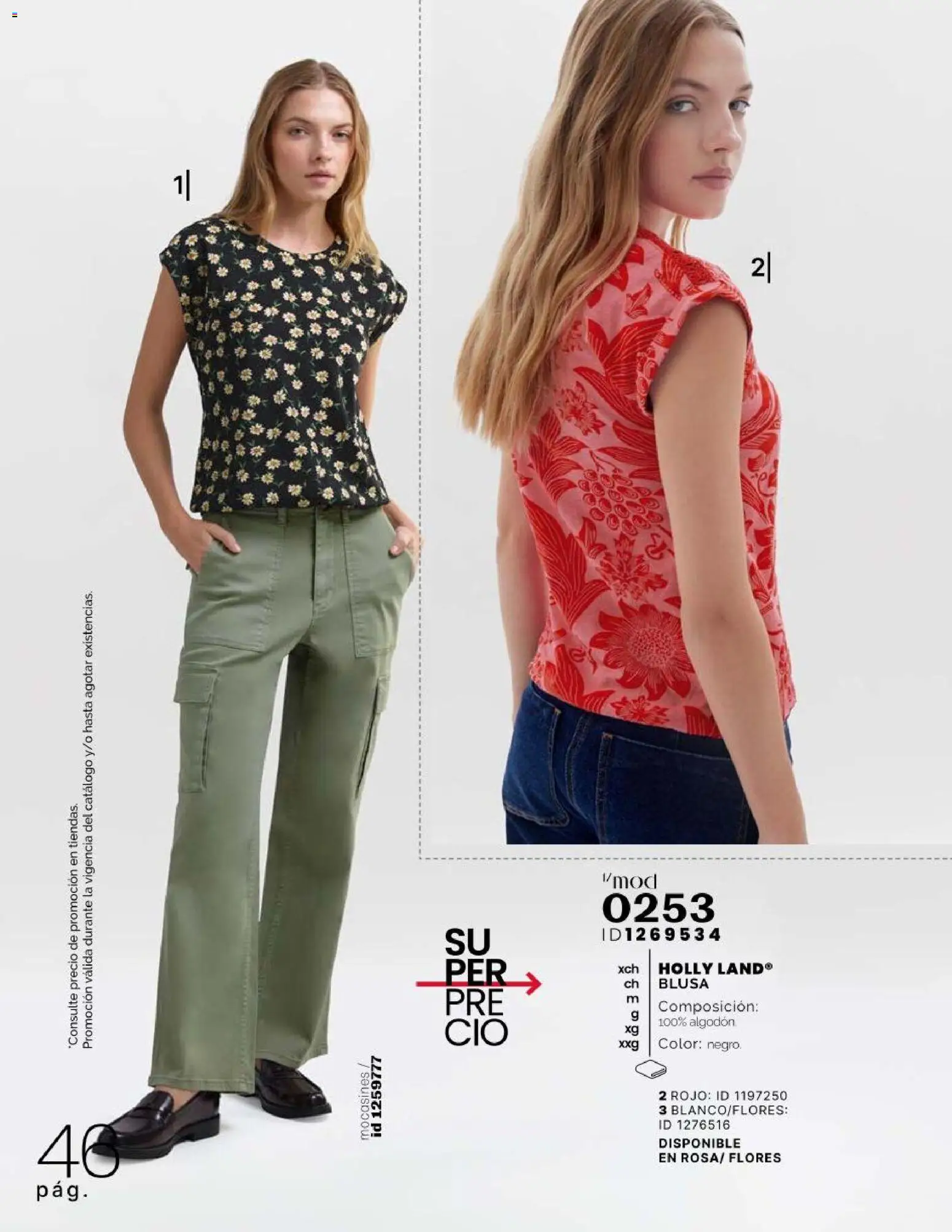 Nuevas ofertas de Price Shoes válidas en toda la República Mexicana desde el 11.03.2026. ¡Encuentra las mejores ofertas en Price Shoes catálogo Ella! | Página: 46 | Productos: Blusa, Mocasines, Algodón