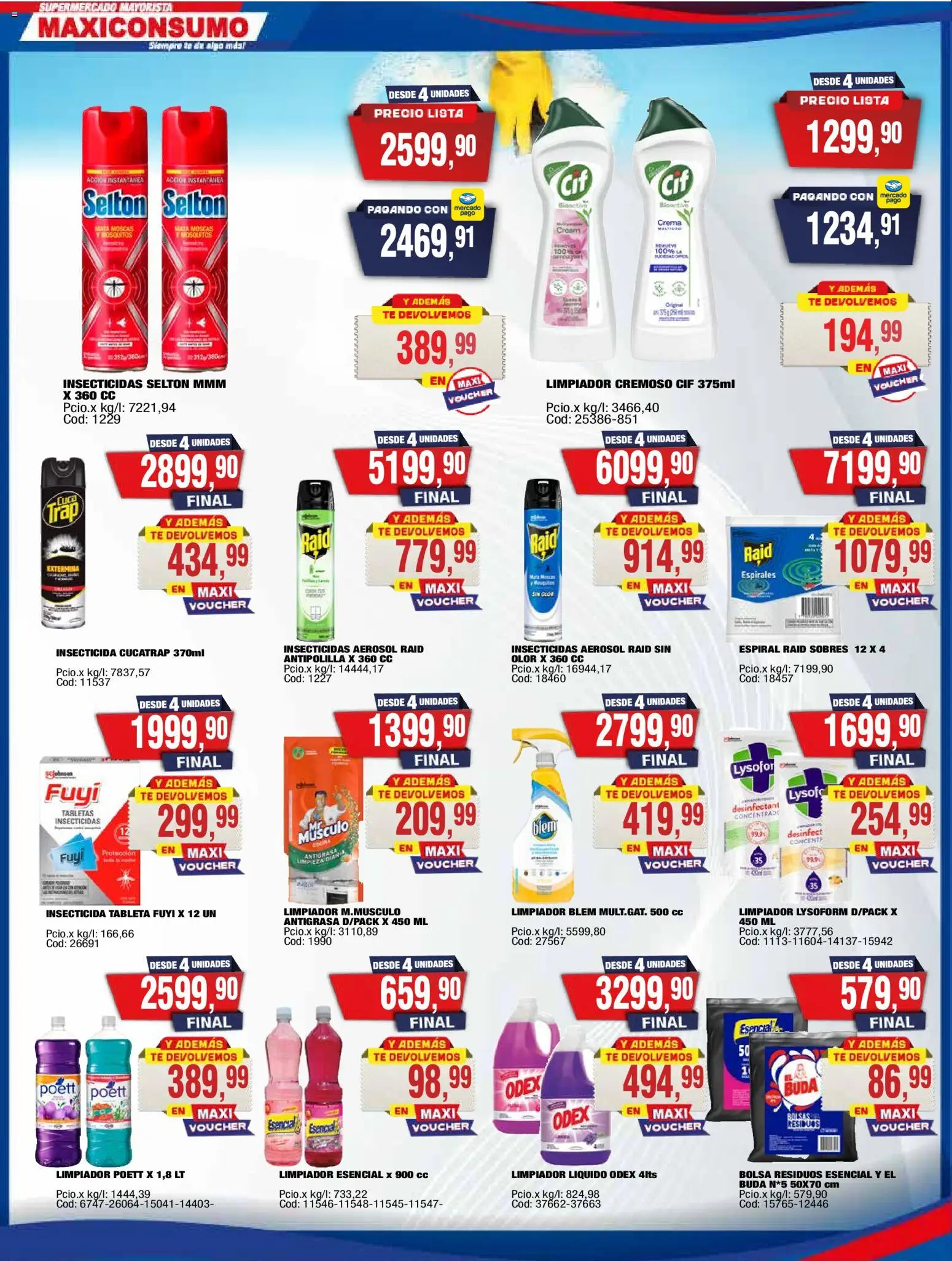 Maxiconsumo ofertas │ válido desde el 03.11.2025 | Página: 26 | Productos: Antigrasa, Bolsa, Limpiador, Crema