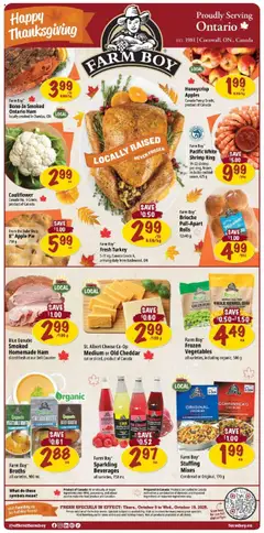Preview of Farm Boy weekly flyer / circulaire from shop Farm Boy valid from 09.10.2025