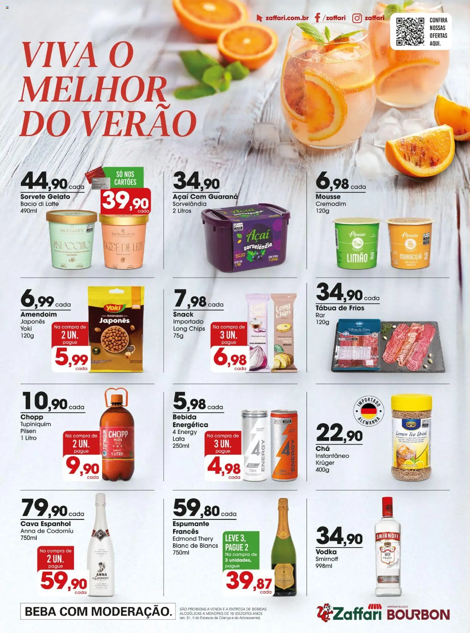 Zaffari Folheto - válido de 06.01.2026 | Página: 16 | Produtos: Mousse, Maracujá, Sorvete, Tábua