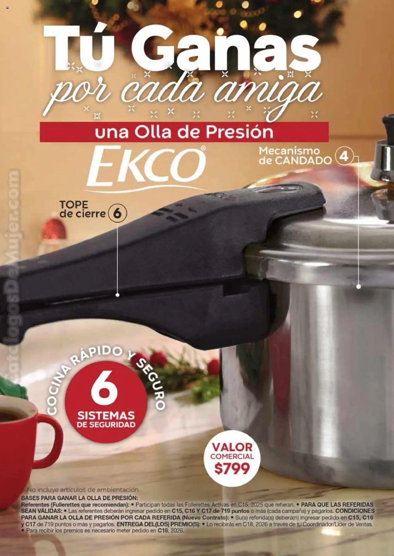 Nuevas ofertas de Fuller válidas en toda la República Mexicana desde el 29.10.2025. ¡Encuentra las mejores ofertas en Fuller - Revista Gana Más C15! | Página: 2 | Productos: Candado, Cocina, Olla, Campana