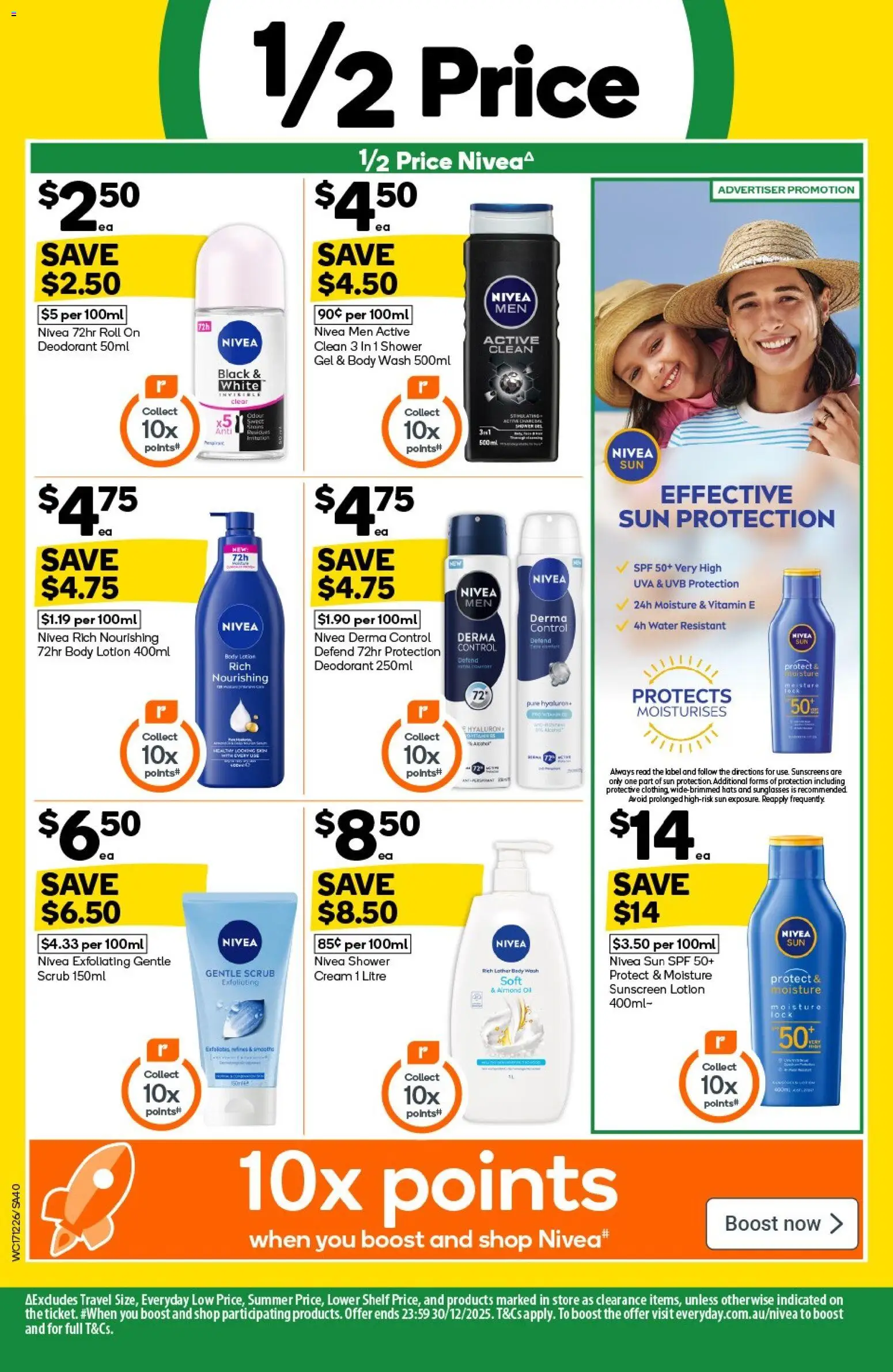 Woolworths catalogue - valid from 17.12.2025 | Page: 40 | Products: Water, Body lotion, Sun protection, Vitamin