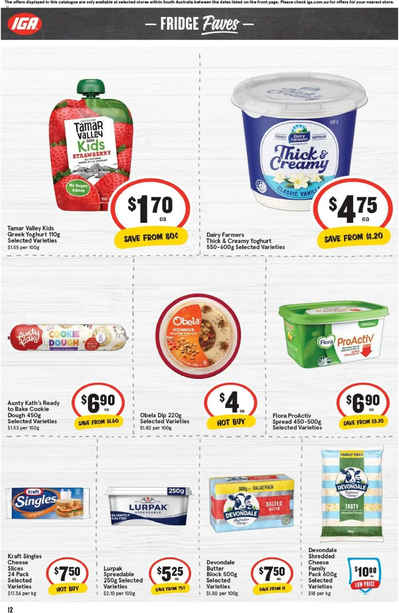 IGA catalogue - valid from 01.10.2025 | Page: 12 | Products: Dairy, Butter, Cheese, Sugar