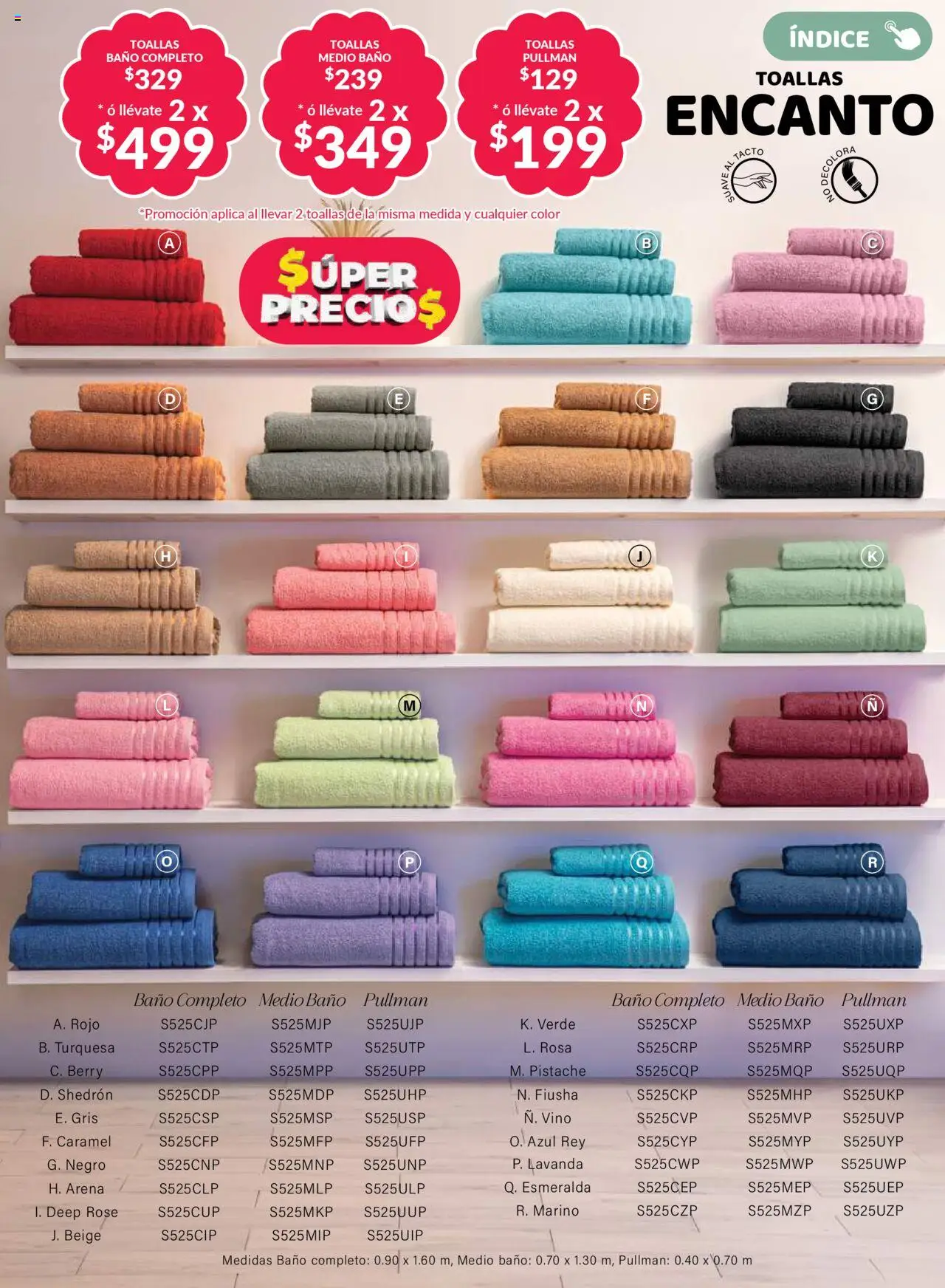 Nuevas ofertas de Colchas Concord válidas en toda la República Mexicana desde el 01.08.2025. ¡Encuentra las mejores ofertas en Colchas Concord - Catálogo! | Página: 569 | Productos: Vino, Toallas, Baño