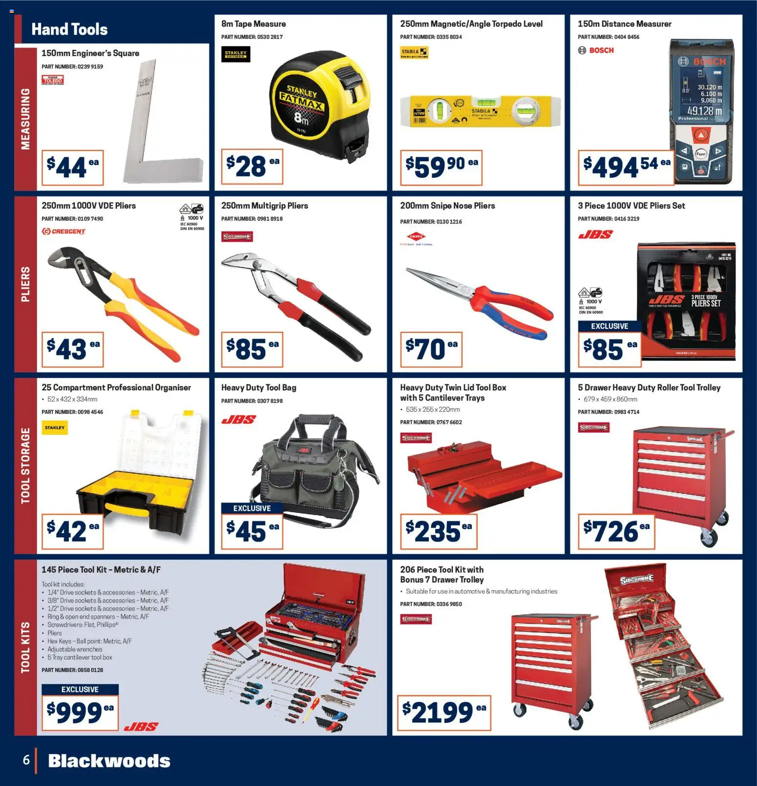 Black Woods catalogue - valid from 03.11.2025 | Page: 6 | Products: Kits, Trolley, Bag, Tools