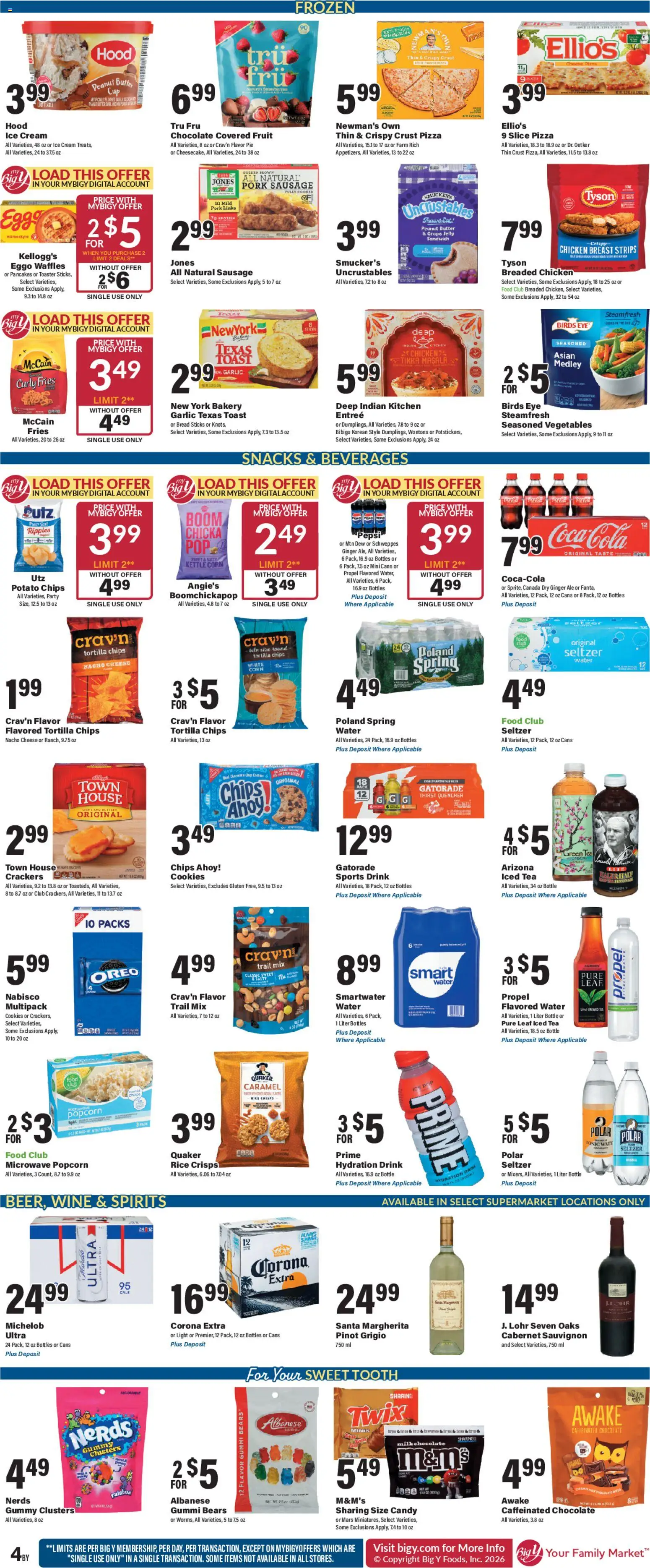 Big Y Weekly Ad - valid from 15.01.2026 | Page: 6 | Products: Ginger, Microwave, Cookies, Vegetables