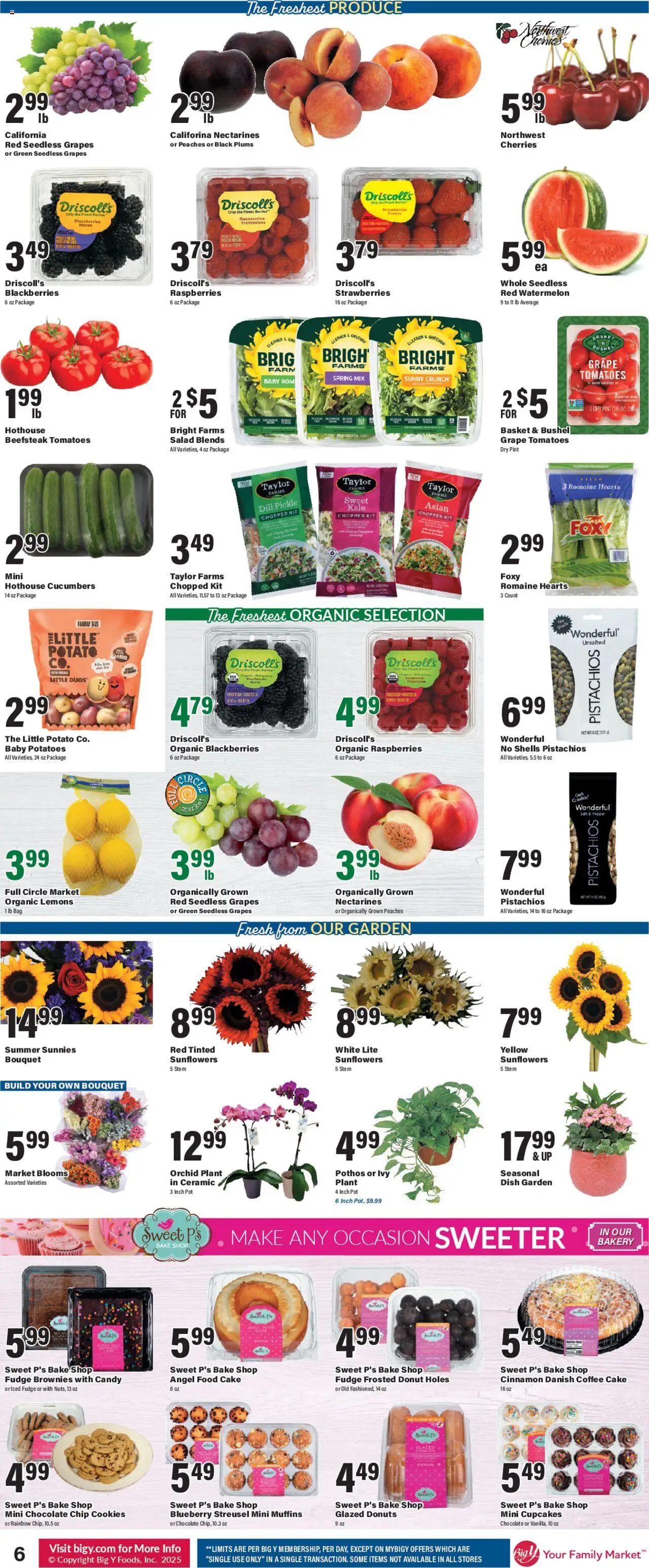 Big Y Weekly Ad - valid from 21.08.2025 | Page: 10 | Products: Tomatoes, Pepper, Dill, Bag