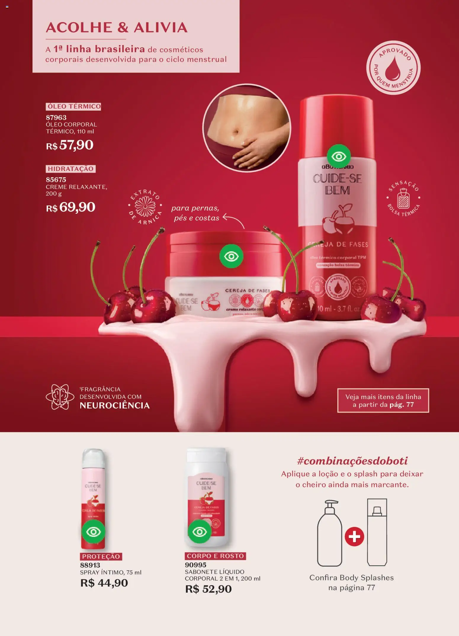 O Boticário Folheto - válido de 02.03.2026 | Página: 79 | Produtos: Óleo, Creme, Sabonete, Sabonete líquido