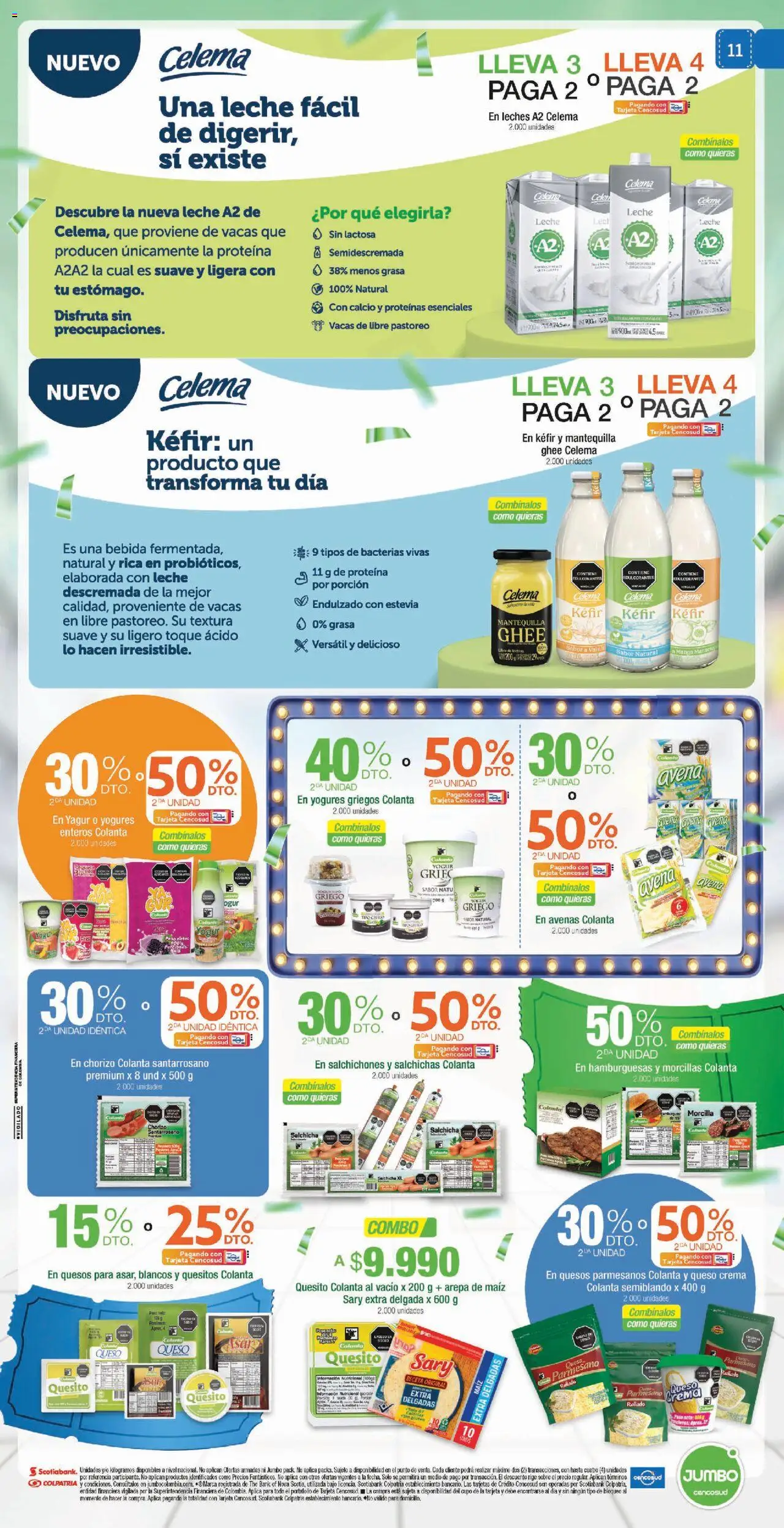 Jumbo revista - valida desde el 25.09.2025 | Página: 11 | Productos: Queso crema, Maiz, Chorizo, Queso