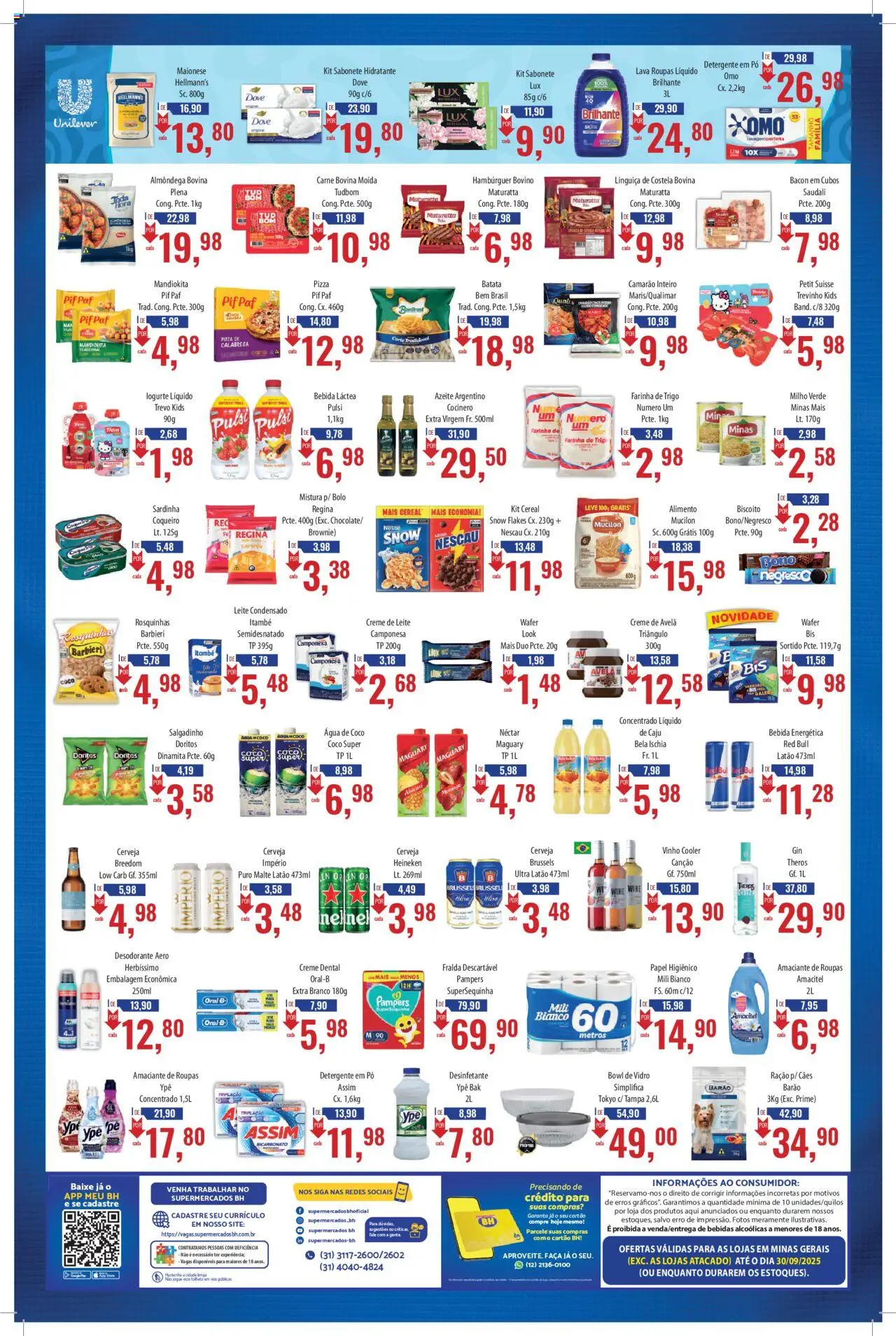 Supermercados BH Folheto - válido de 15.09.2025 | Página: 2 | Produtos: Coco, Pó, Água de coco, Creme