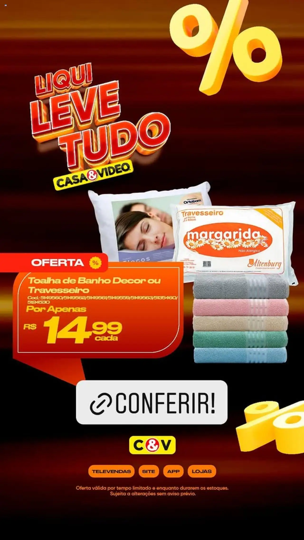 Casa e Video Folheto - válido de 19.06.2025 | Página: 1 | Produtos: Travesseiro, Toalha de banho