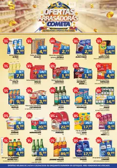 Cometa Supermercados ofertas Arrasadoras - Pré-Visualização do folheto da loja Cometa Supermercados, válido de 24.04.2026