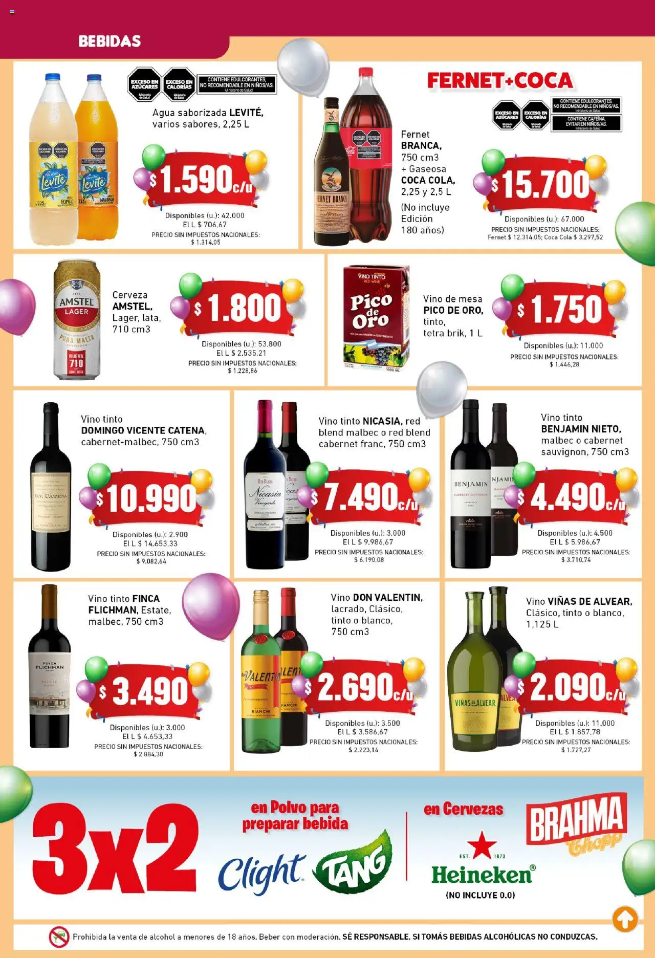 Cooperativa Obrera catálogo │ válido desde el 09.10.2025 | Página: 3 | Productos: Pico, Mesa, Agua, Agua saborizada