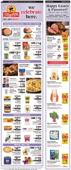 Preview of ShopRite weekly ads valid from 27.03.2026