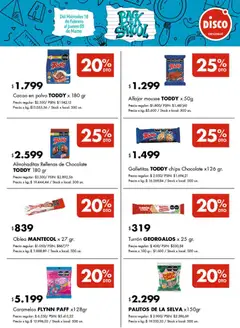 Vista previa Disco - FOLLETO VUELTA AL COLE MASIVOS válido desde el 18.02.2026 | Página: 3 | Productos: Disco, Galletitas, Mousse, Alfajor