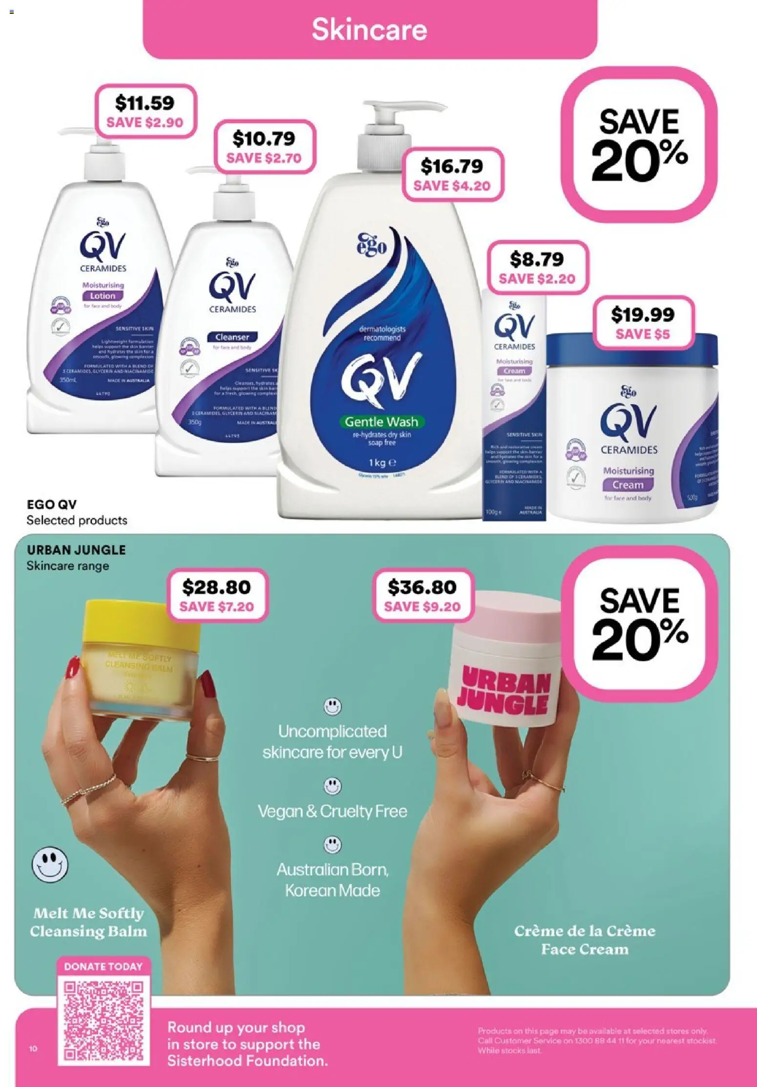 Priceline Pharmacy catalogue - valid from 19.02.2026 | Page: 10 | Products: Lotion, Soap, Cream, Sensitive skin