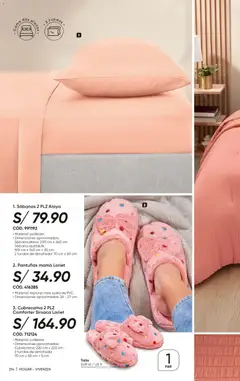 Vista previa de folleto Azzorti - Campaña C02/2026 de la Azzorti válido desde 15.12.2025 | Página: 217 | Productos: Esponja, Cama, Almohada, Pantuflas