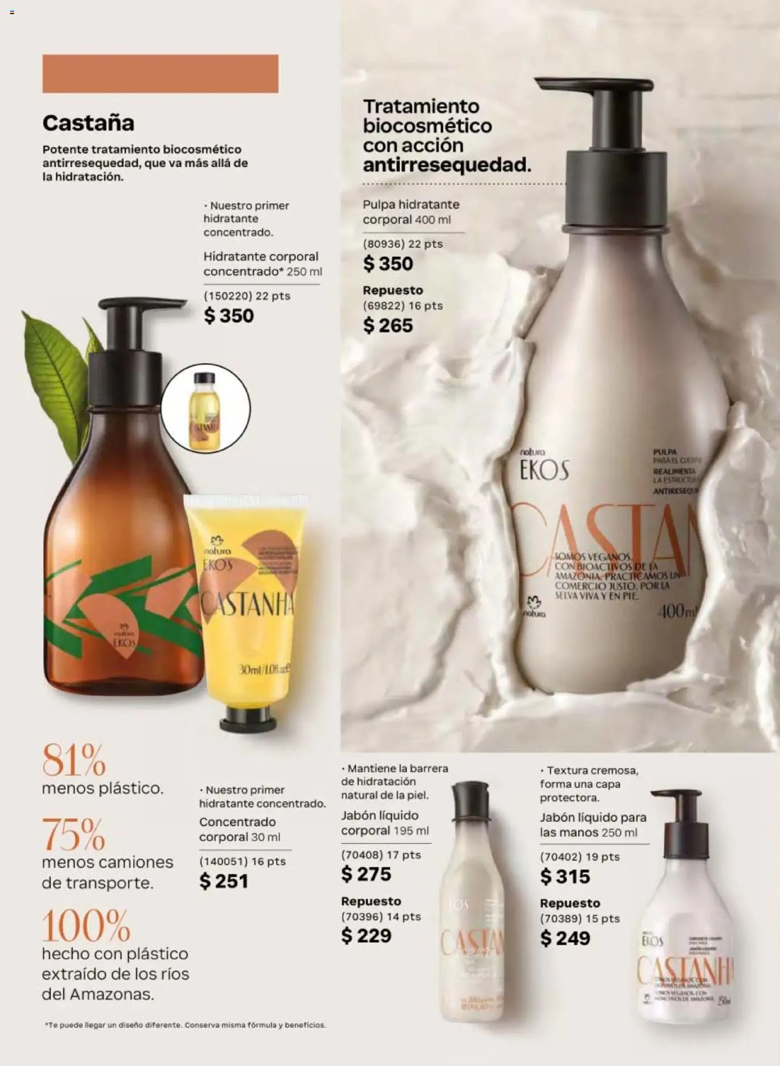 Nuevas ofertas de Natura válidas en toda la República Mexicana desde el 08.05.2026. ¡Encuentra las mejores ofertas en Natura campaña 8 2026! | Página: 106 | Productos: Jabón líquido, Jabón