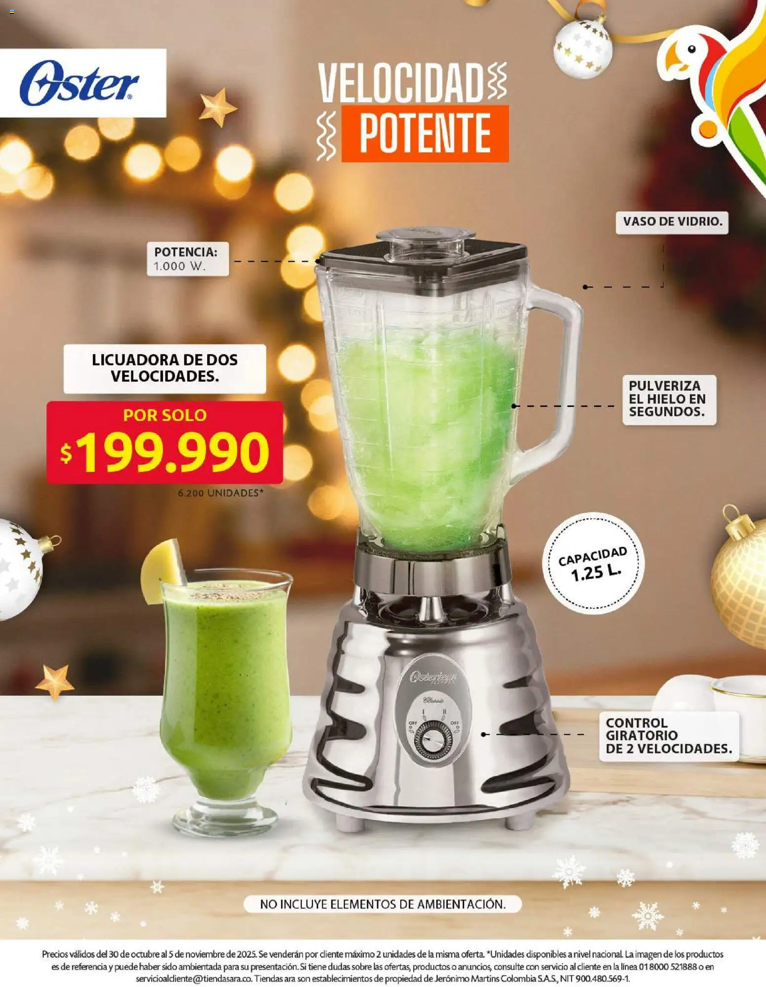 Ara revista - valida desde el 30.10.2025 | Página: 18 | Productos: Sobre, Licuadora