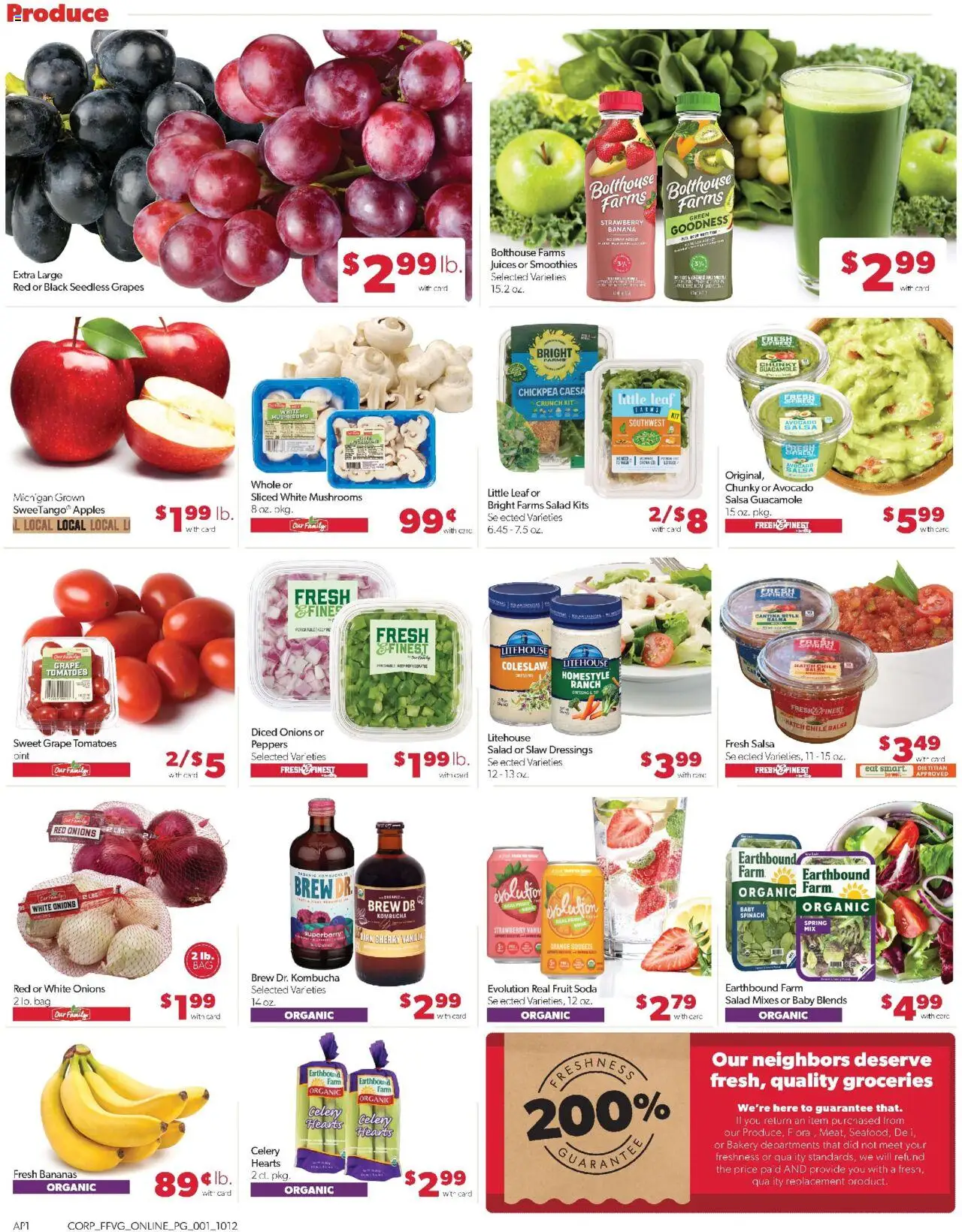 Family Fare Weekly Ad - valid from 12.10.2025 | Page: 6 | Products: Bakery, Apples, Bananas, Avocado