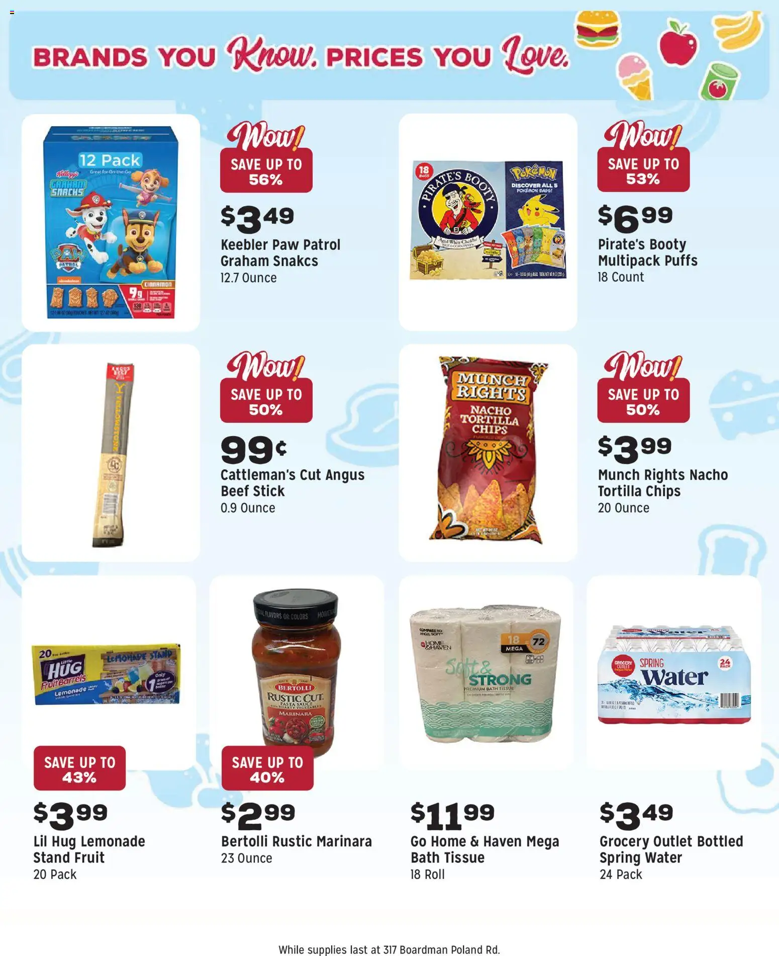 Grocery Outlet Weekly Ad - OH - valid from 19.11.2025 | Page: 13 | Products: Bath, Chips, Water, Sauce