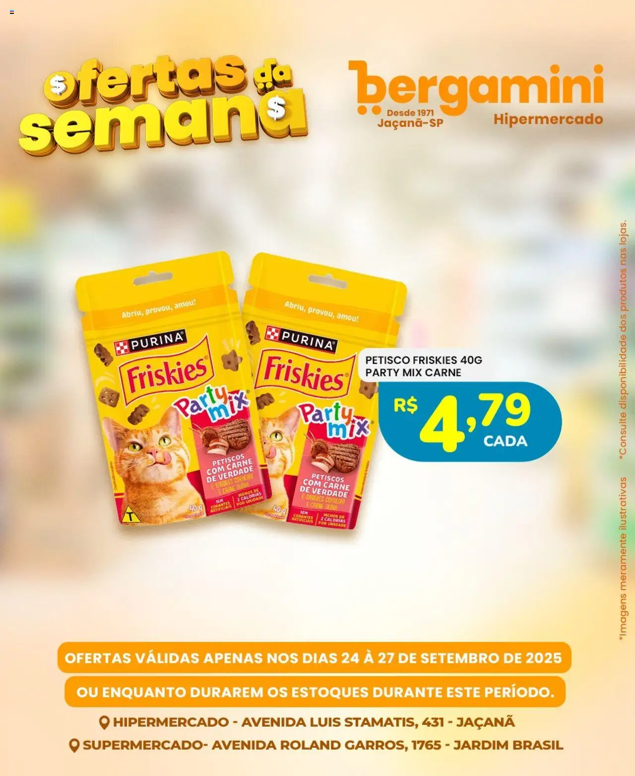 Supermercado Bergamini Folheto - válido de 24.09.2025 | Página: 21 | Produtos: Cordeiro, Carne
