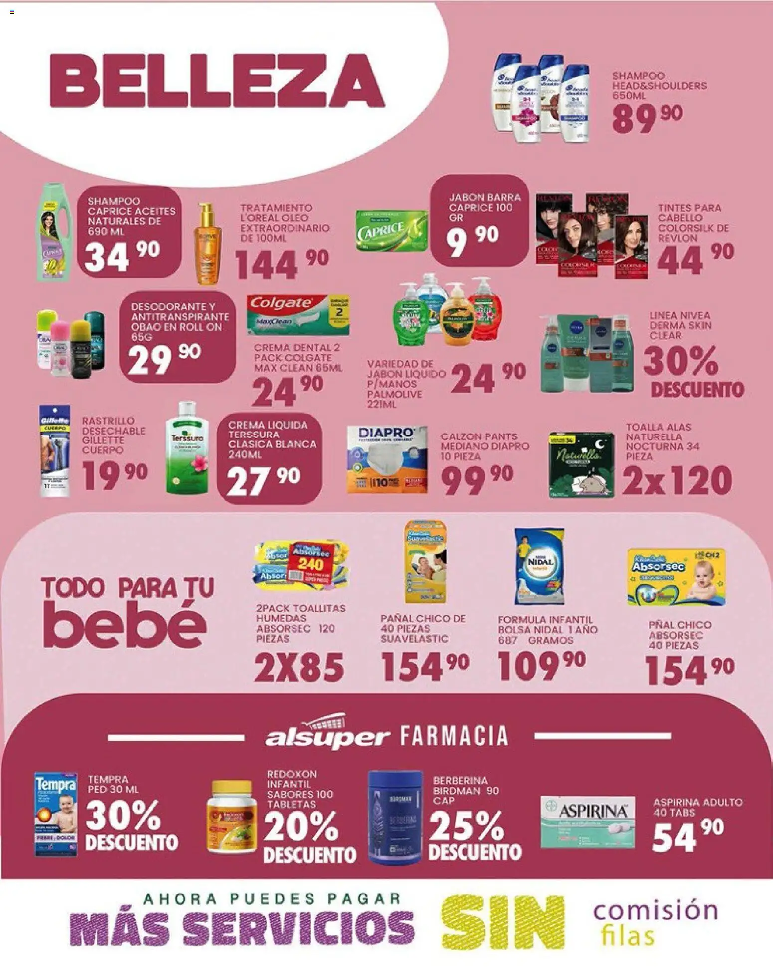 Nuevas ofertas de Alsuper válidas en toda la República Mexicana desde el 17.03.2026. ¡Encuentra las mejores ofertas en Alsuper folleto Saltillo! | Página: 4 | Productos: Desodorante, Calzón, Jabón líquido, Jabón