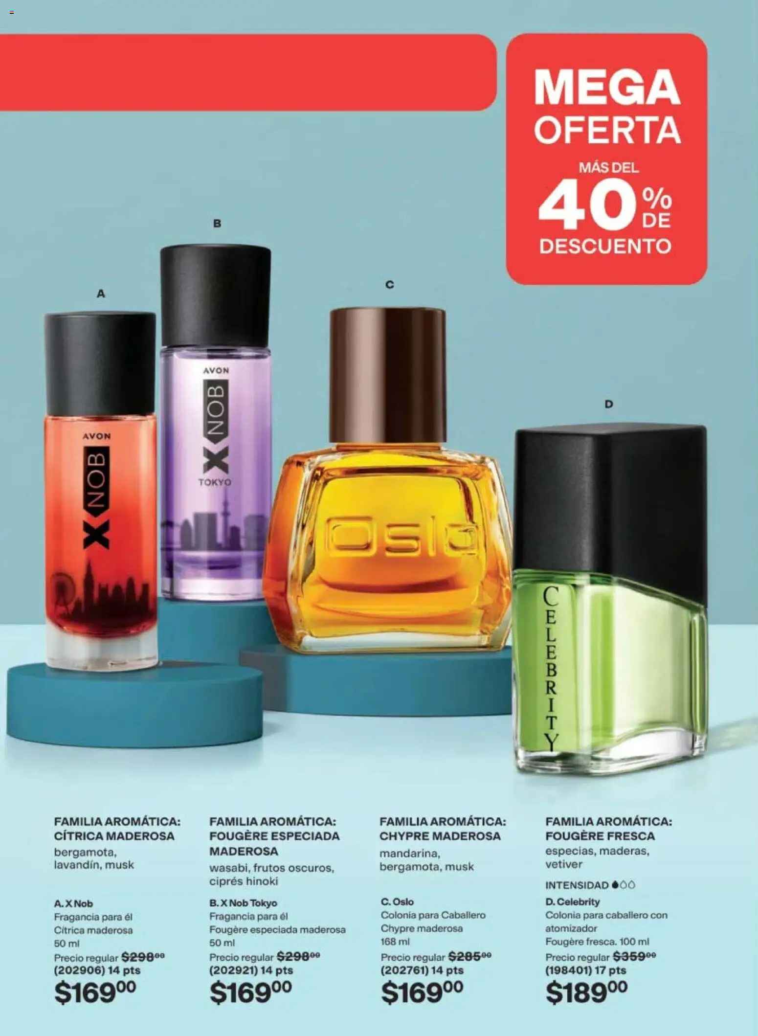 Nuevas ofertas de AVON válidas en toda la República Mexicana desde el 08.05.2026. ¡Encuentra las mejores ofertas en AVON campaña 8 2026! | Página: 40 | Productos: Fragancia