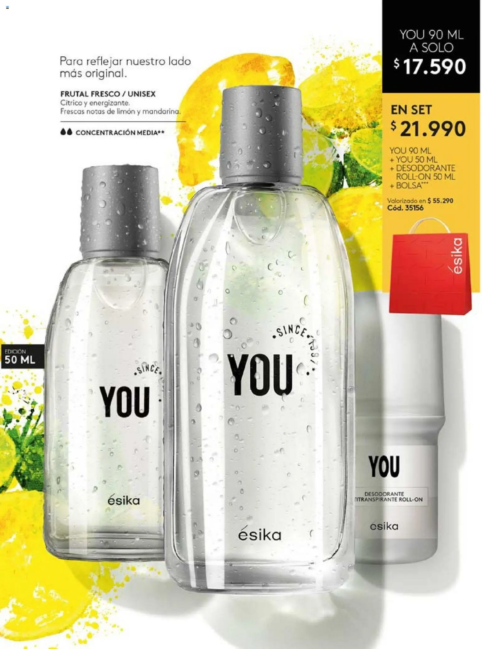 Catálogo Ésika Campaña 3 │ válido desde el 01.02.2026 | Página: 41 | Productos: Bolsa, Limón, Desodorante