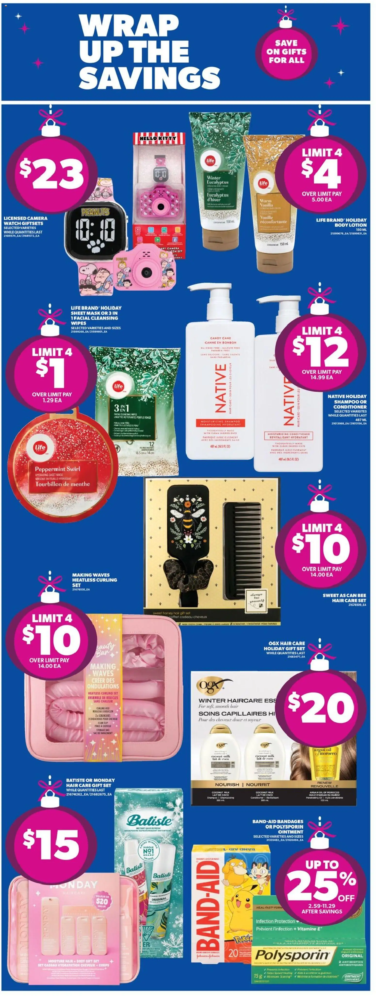 Real Canadian Superstore flyer valid from 18.12.2025 | Page: 24 | Products: Watch, Conditioner, Body lotion, Oil