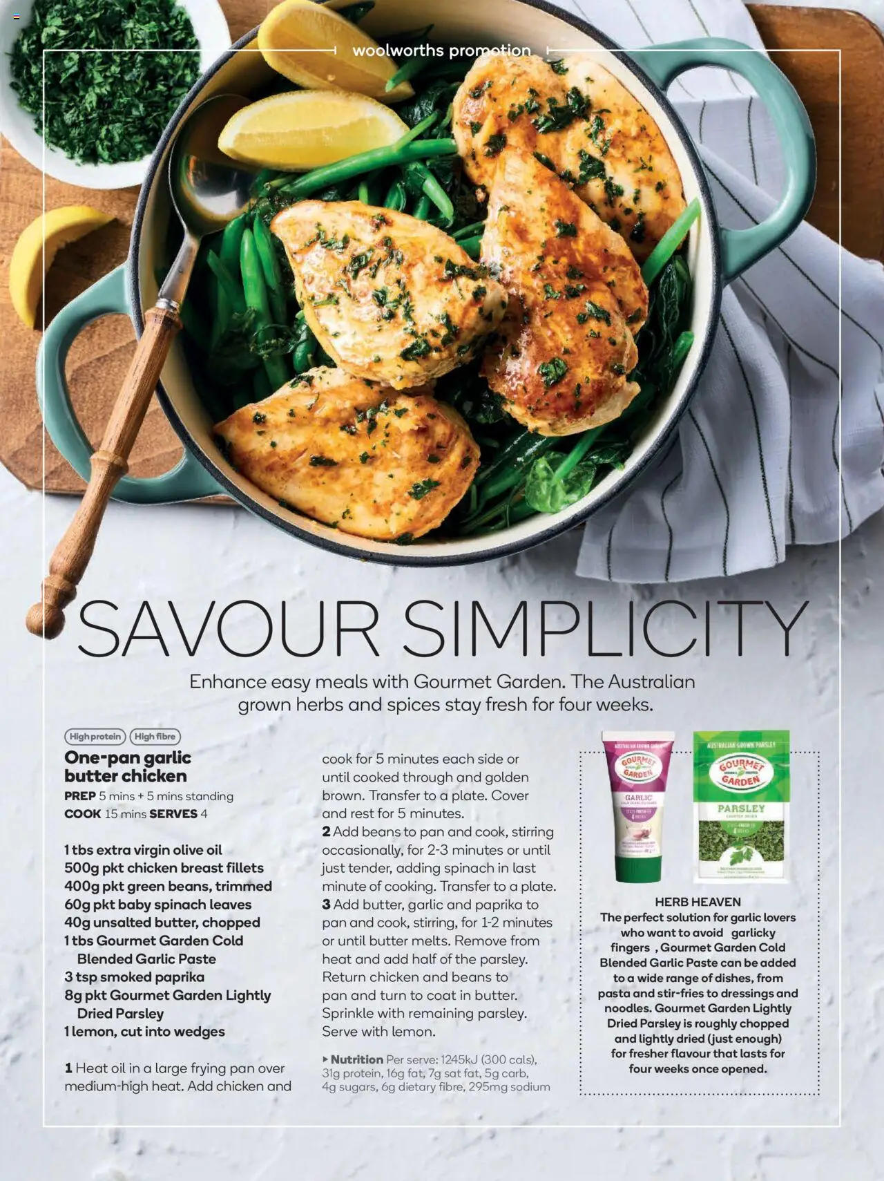 Woolworths catalogue - valid from 01.06.2025 | Page: 7 | Products: Butter, Paprika, Spices, Spinach