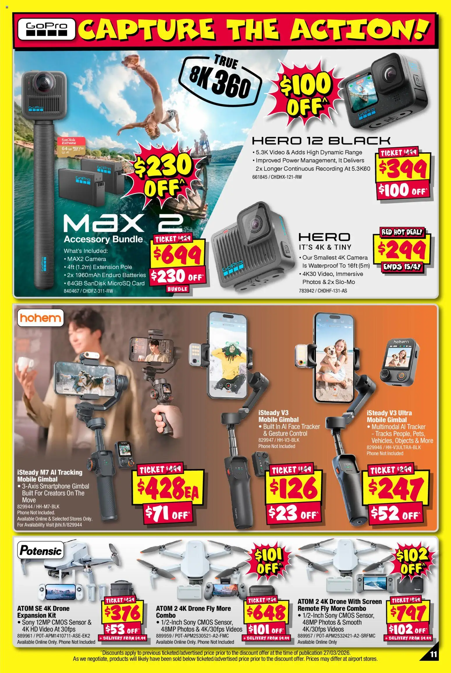 JB Hi-Fi catalogue - valid from 02.04.2026 | Page: 11 | Products: Batteries, Phone, Smartphone, Camera