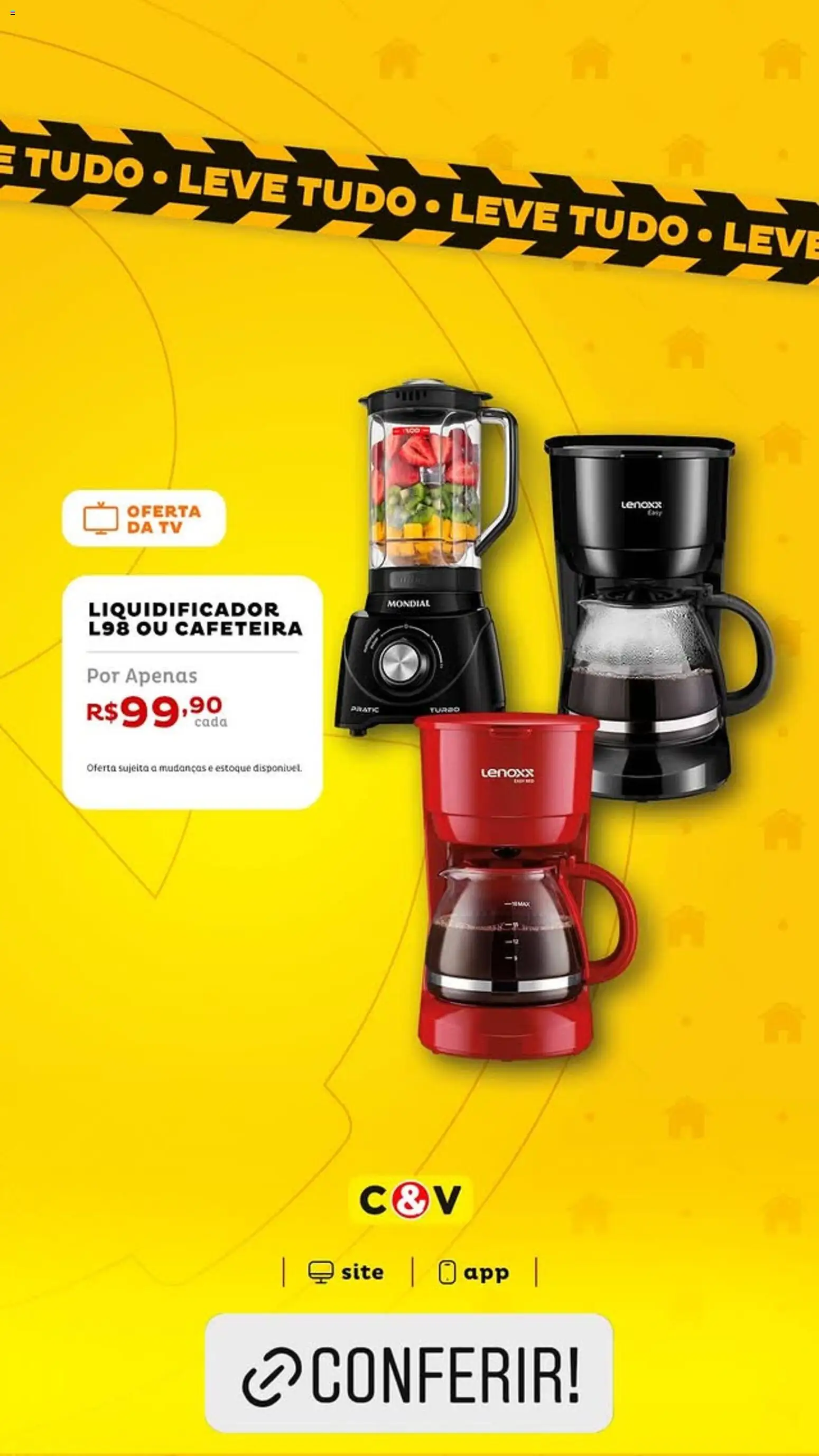 Casa e Video Folheto - válido de 22.10.2025 | Página: 6 | Produtos: Liquidificador, Cafeteira, Tv