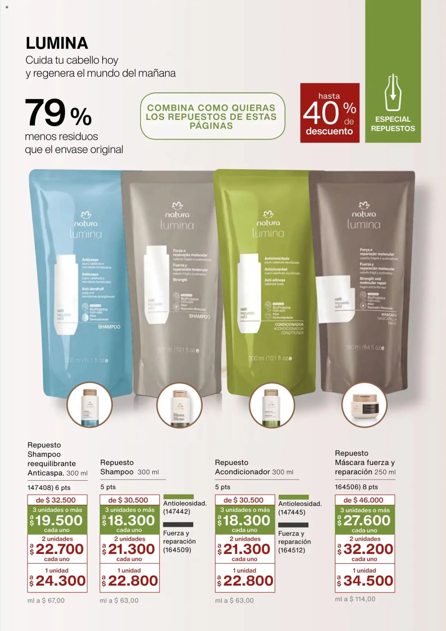 Natura revista - valida desde el 02.01.2026 | Página: 146 | Productos: Shampoo, Máscara, Acondicionador