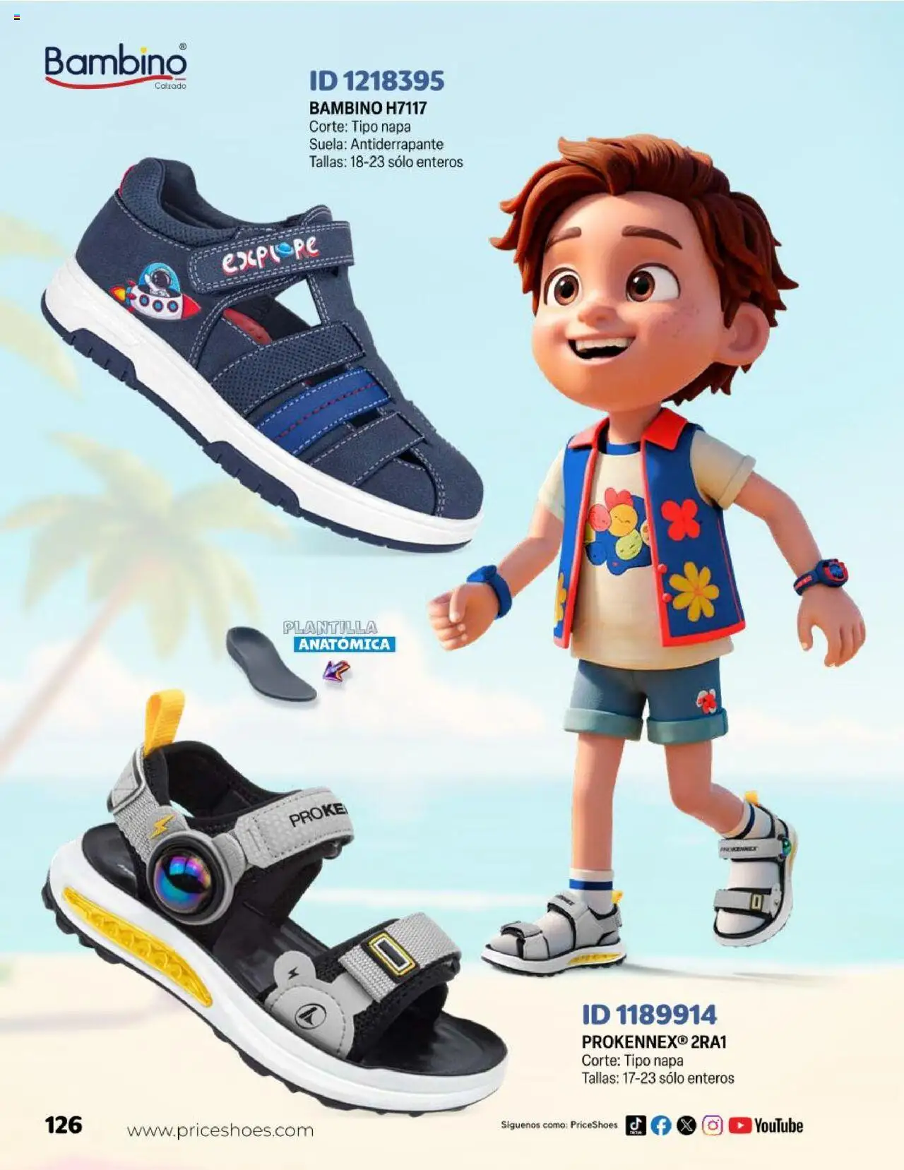 Nuevas ofertas de Price Shoes válidas en toda la República Mexicana desde el 23.04.2025. ¡Encuentra las mejores ofertas en Price Shoes catálogo Kids! | Página: 126