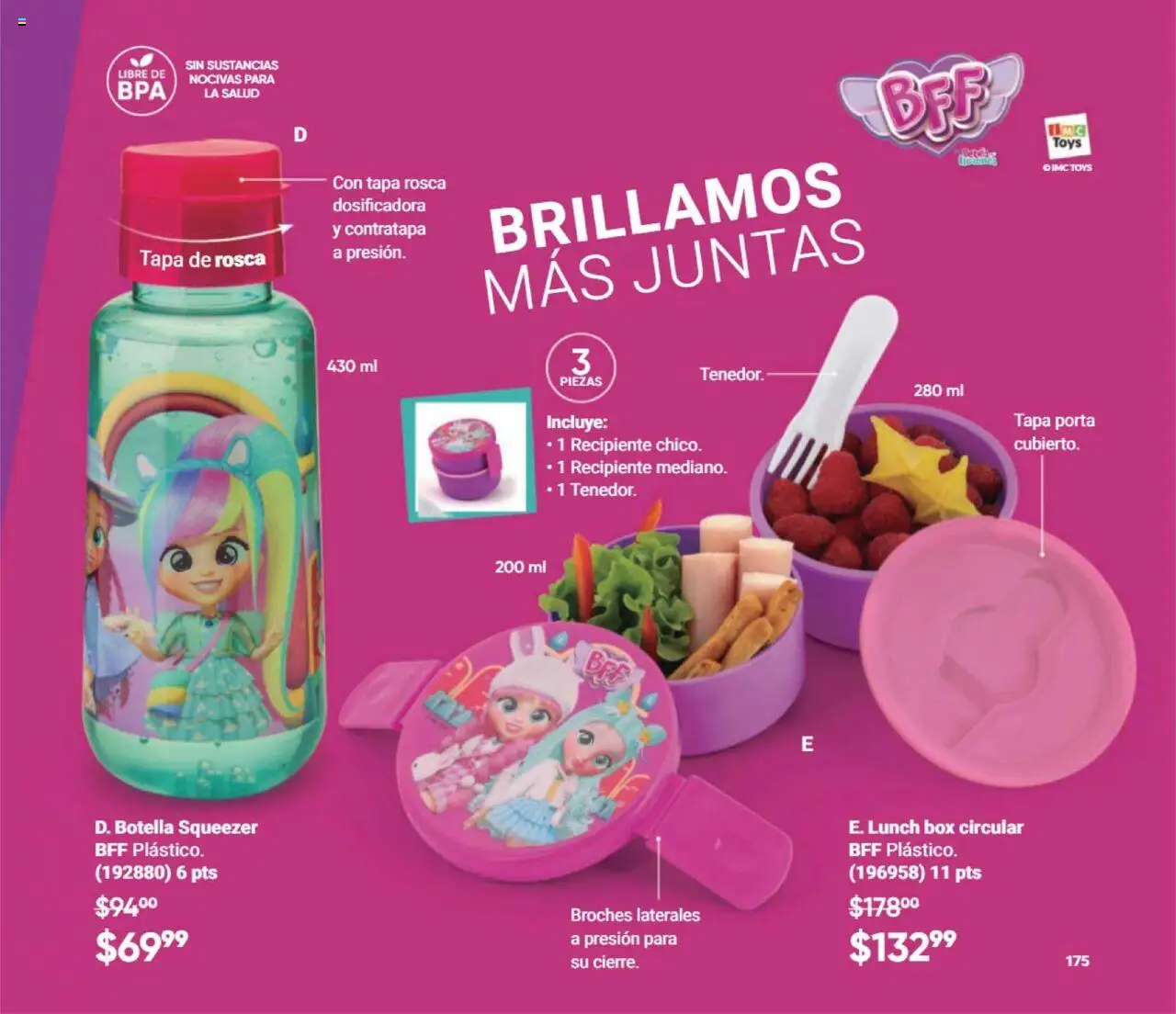 Nuevas ofertas de AVON válidas en toda la República Mexicana desde el 13.09.2025. ¡Encuentra las mejores ofertas en AVON - Casa & Estilo 14 2025! | Página: 175 | Productos: Botella