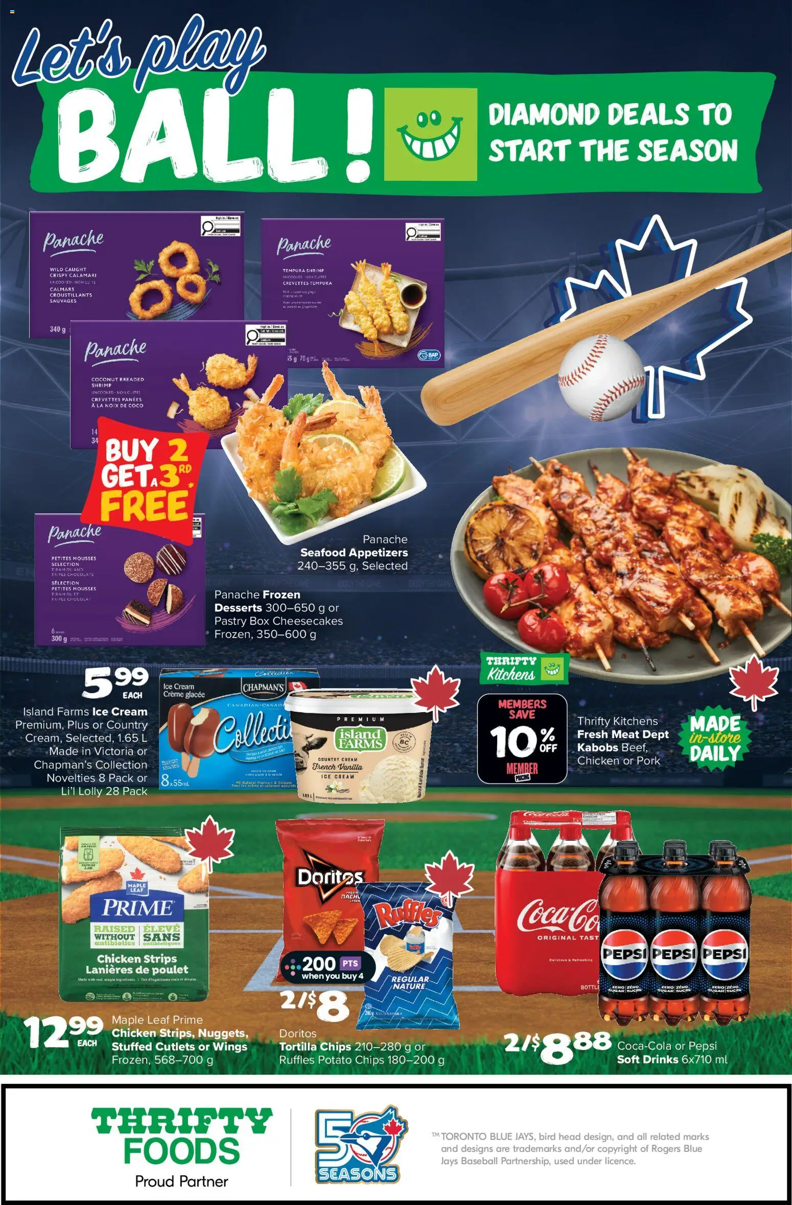 Thrifty Foods flyer valid from 26.03.2026 | Page: 9 | Products: Ice cream, Game, Box, Chicken