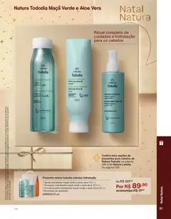 Natura - Ciclo 18/2025 - Pré-Visualização do folheto da loja Natura, válido de 30.10.2025 | Página: 31 | Produtos: Shampoo, Condicionador, Envelope